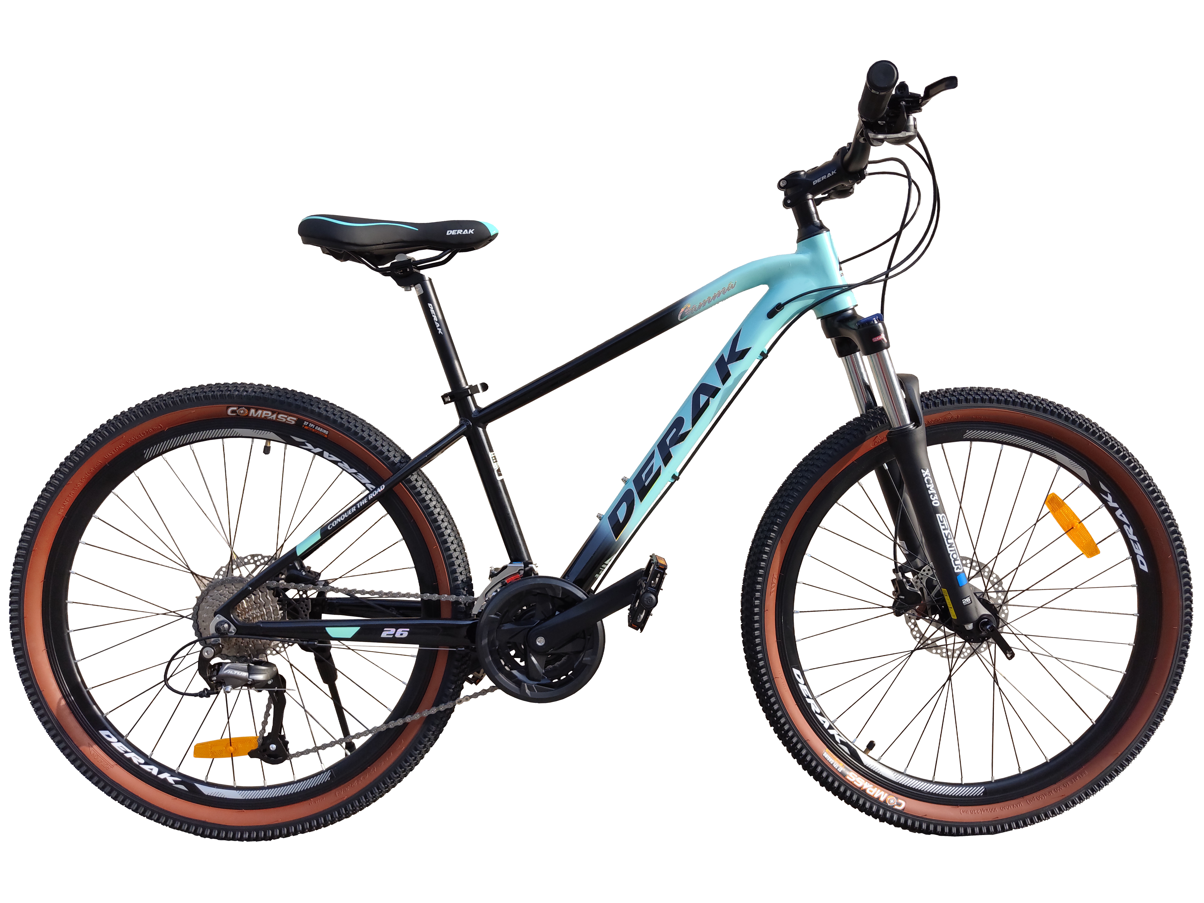 Gamma Bicycle 26inch Conquer The Road Full Shimano & Light Weight Blue