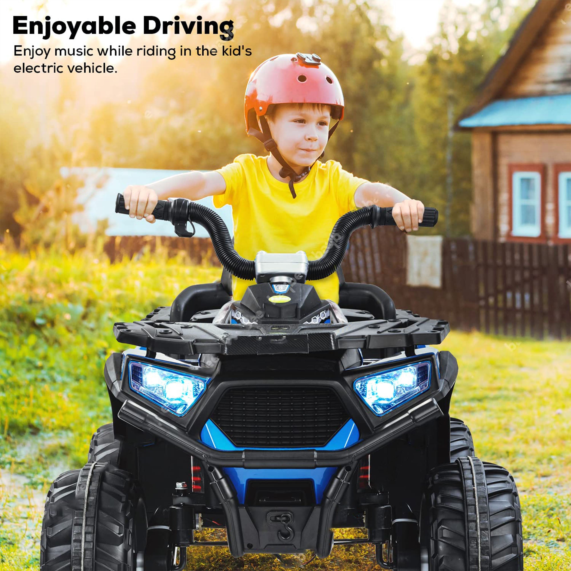 Ultimate Off-Road Thrills with the NEL-007 Ride On Bike ATV Quad with 4 Wheels - DerakBikes - DERAKBIKES