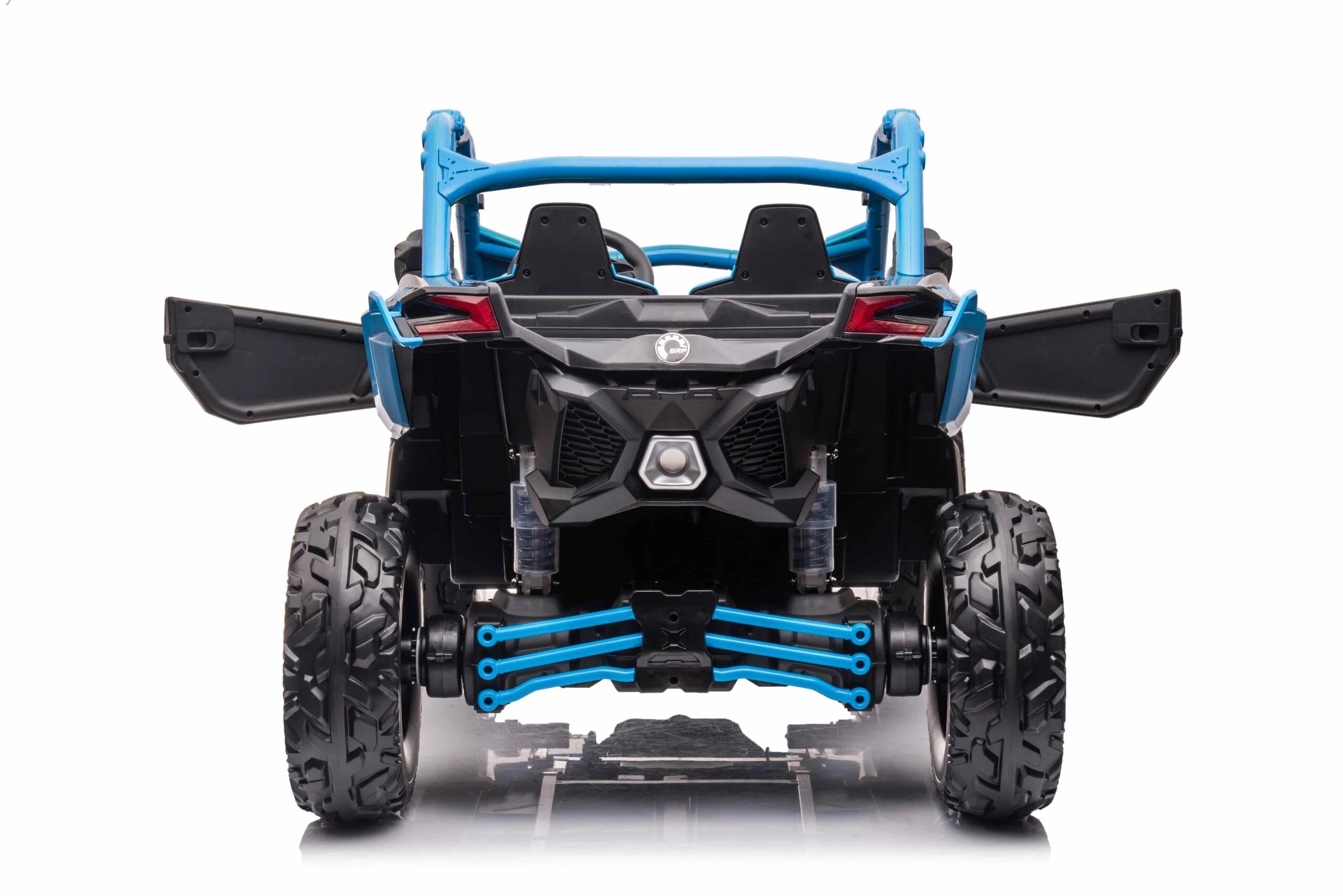Rev Up the Fun: LX Performance Can-Am Maverick 4WD Edition 2-Seater Kids Ride-on Buggy with Leather Seats and RC Control - DERAKBIKES