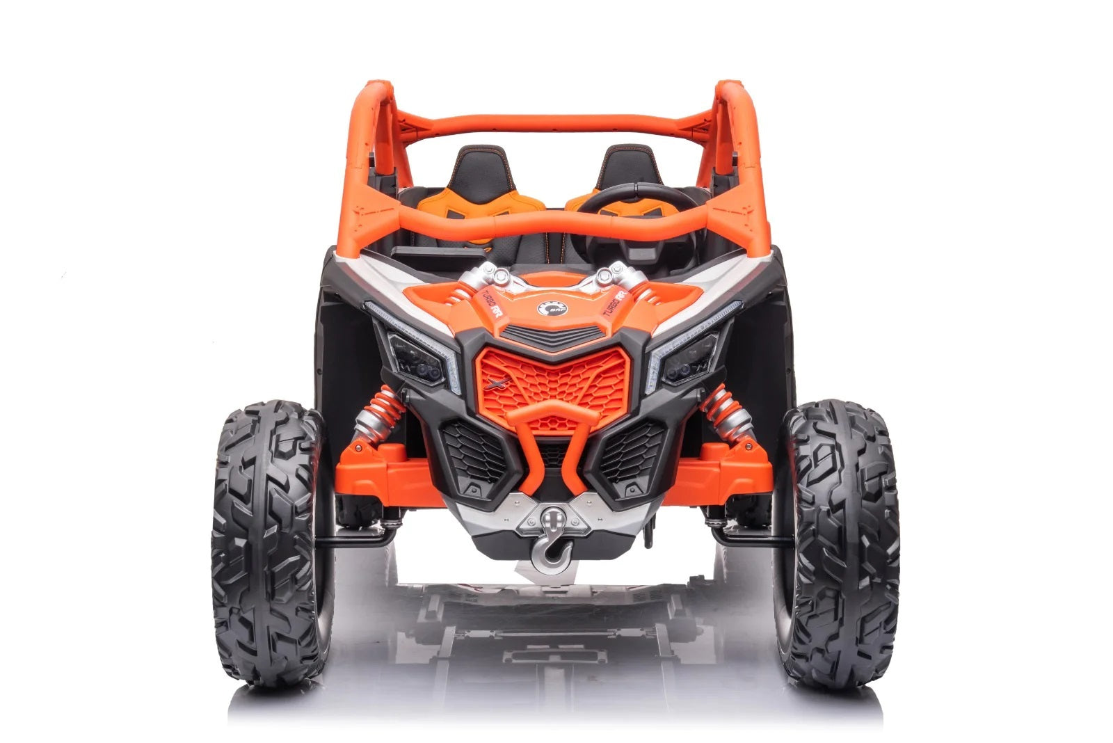 Rev Up the Fun: LX Performance Can-Am Maverick 4WD Edition 2-Seater Kids Ride-on Buggy with Leather Seats and RC Control - DERAKBIKES