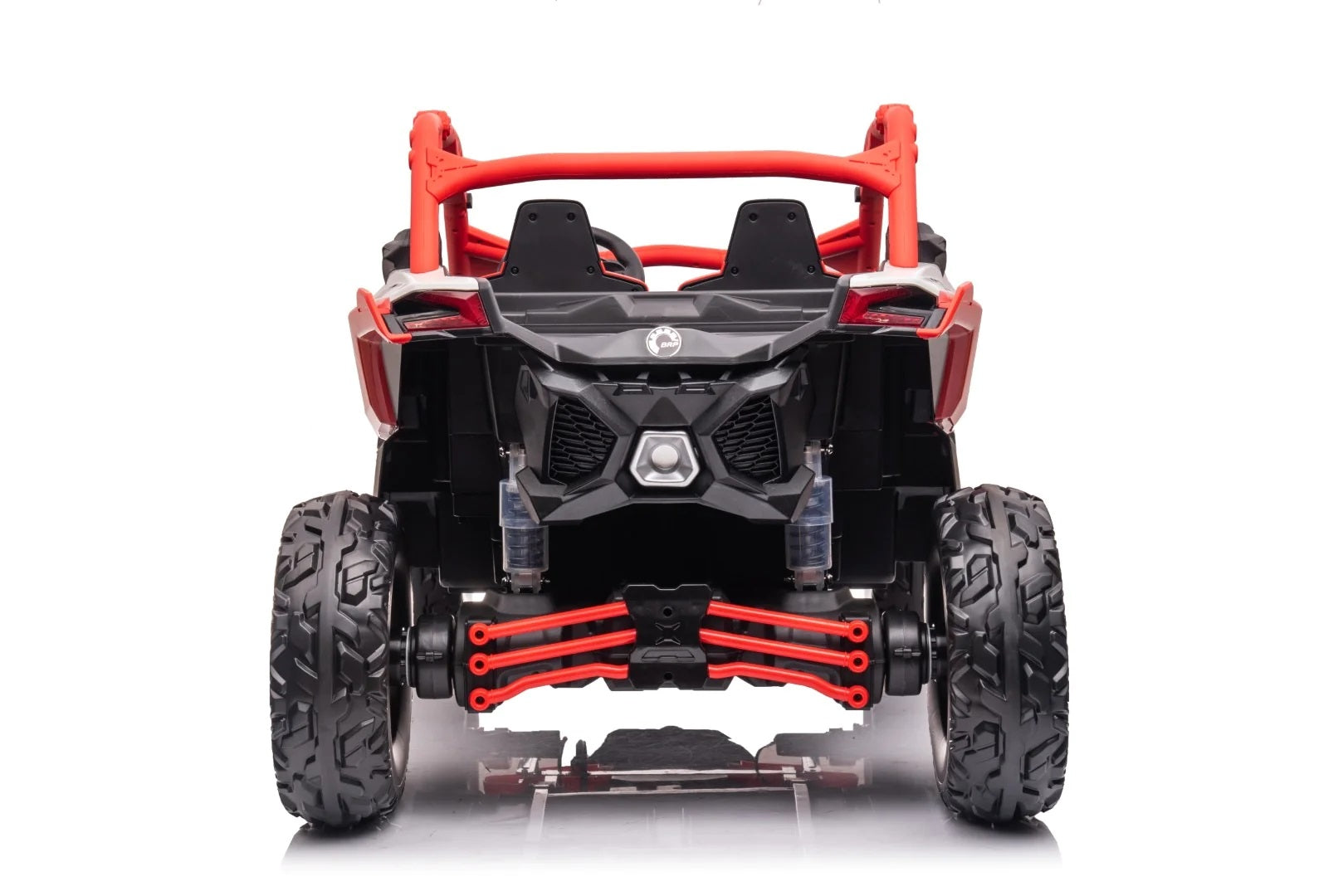 Rev Up the Fun: LX Performance Can-Am Maverick 4WD Edition 2-Seater Kids Ride-on Buggy with Leather Seats and RC Control - DERAKBIKES