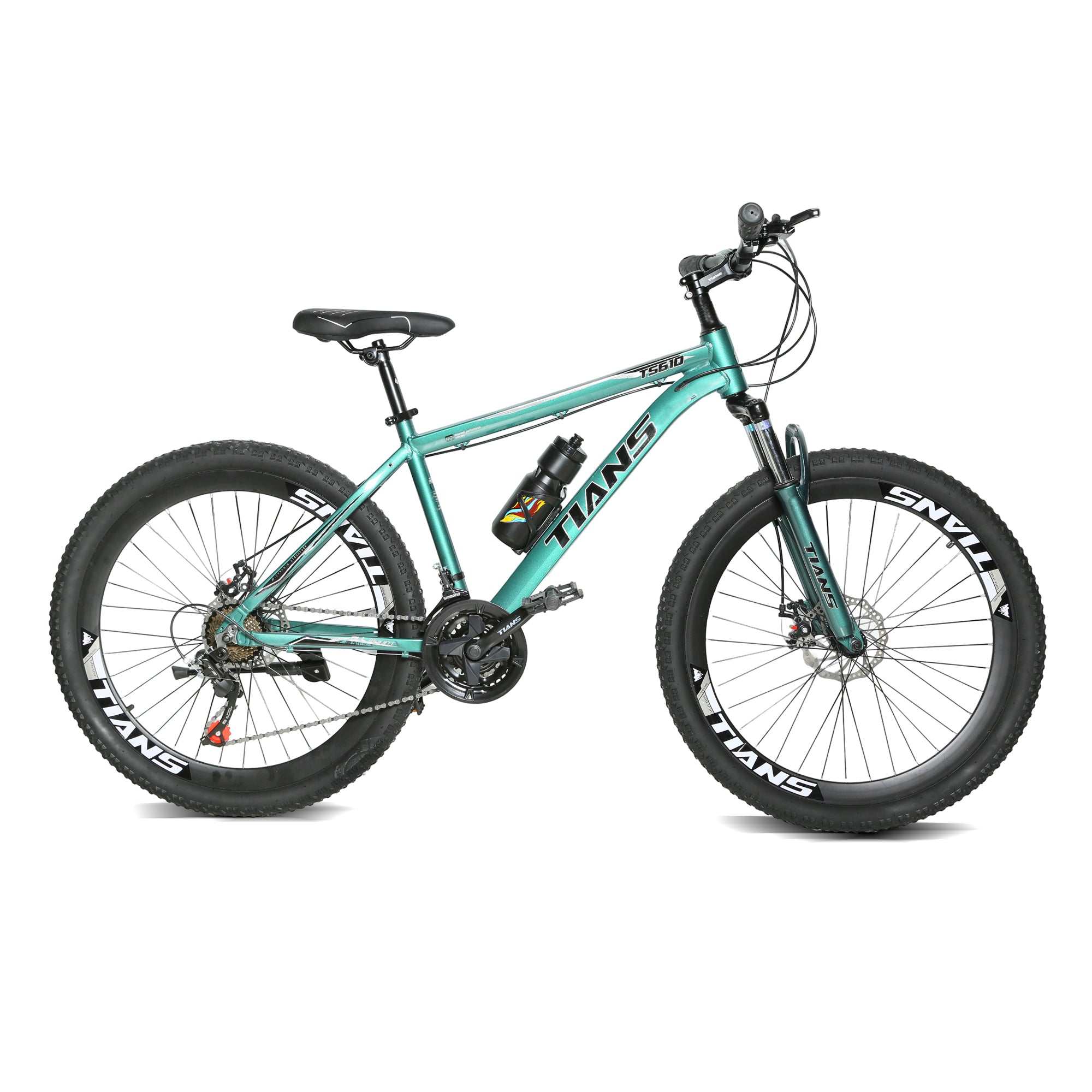 Derak Tians 26 inch full Aluminium Youth/Adult Mountain Bike, 7-21 Speeds turnary By DerakBikes (26, Green)