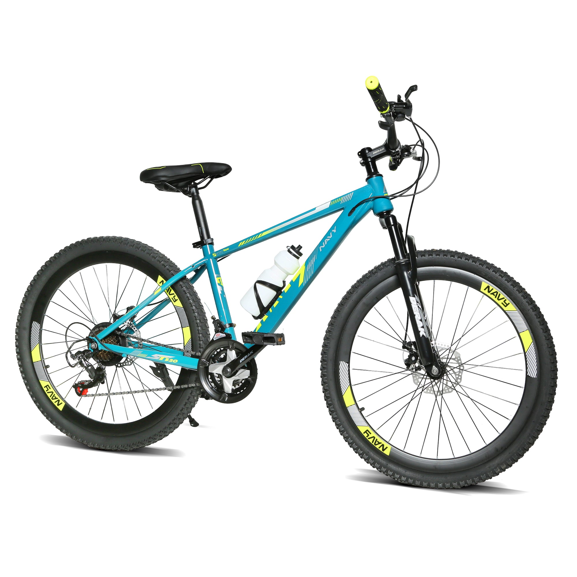 DERAK 26-inch Navy Youth/Adult Mountain Bike, 7-21 Speeds turnary By DerakBikes (26, green)