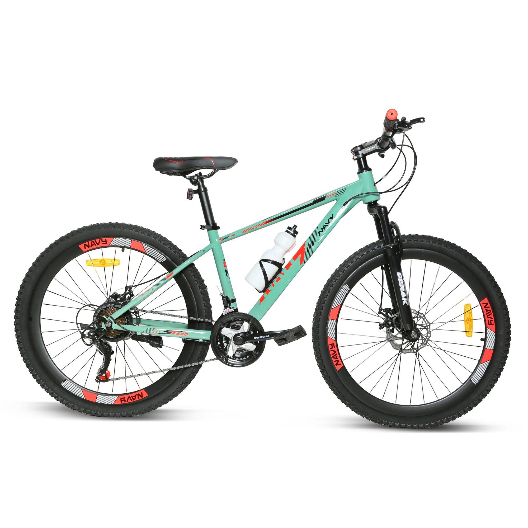 DERAK 26-inch Navy Youth/Adult Mountain Bike, 7-21 Speeds turnary By DerakBikes (26,Light green)