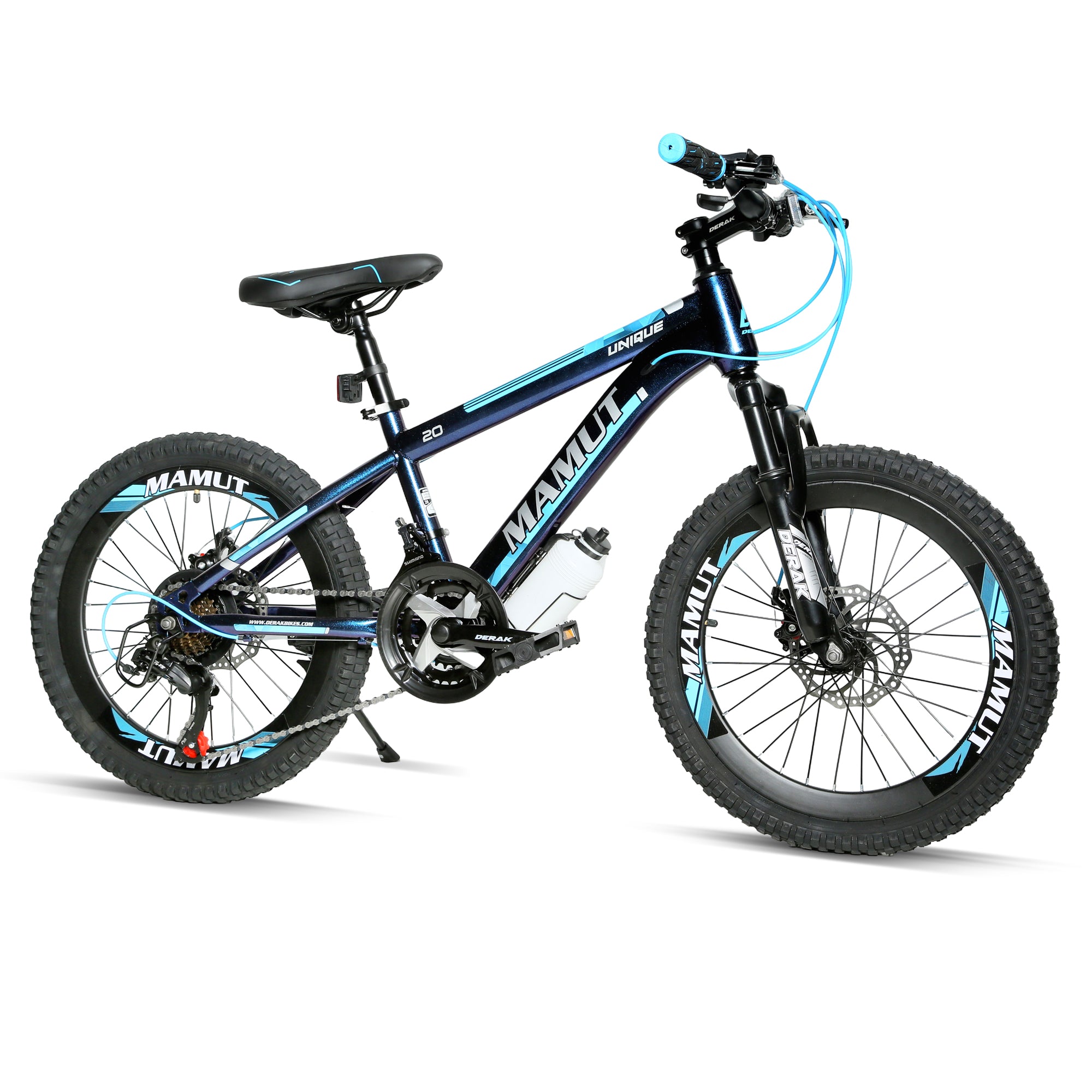 DERAK Mamut Bicycle 20-inch Suspension 21Sp For Kids 7Years & Up (blue)