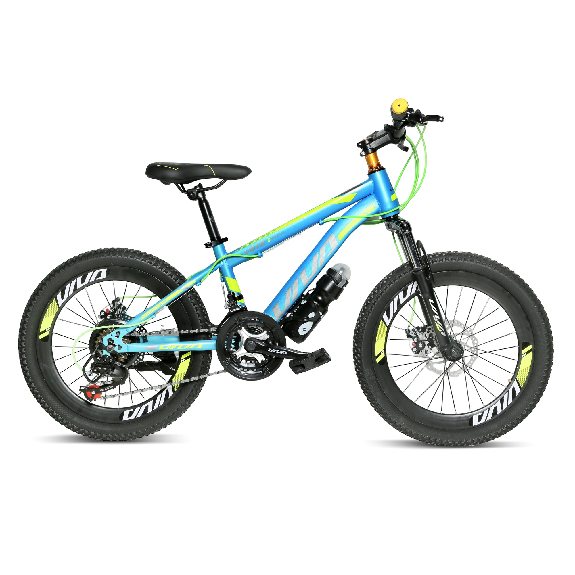 DERAK Viva Bicycle 20-inch Suspension 21Sp For Kids 7Years & Up (blue)