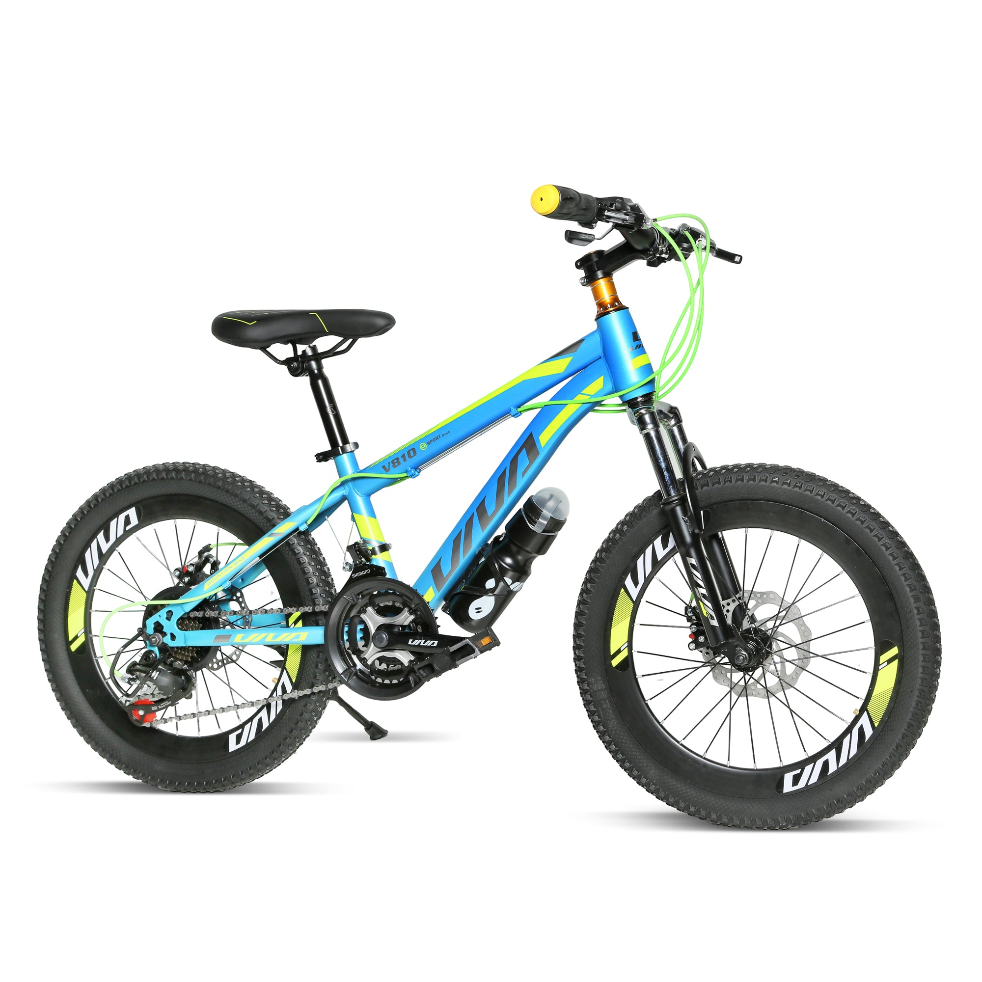 DERAK Viva Bicycle 20-inch Suspension 21Sp For Kids 7Years & Up (blue)
