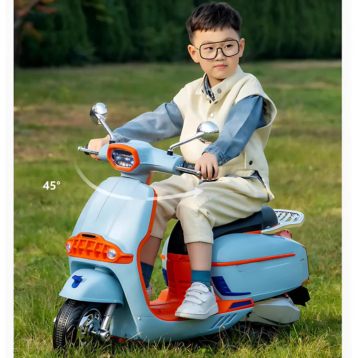 Vespa Xtream Motorcycle White T08 blue - DERAKBIKES