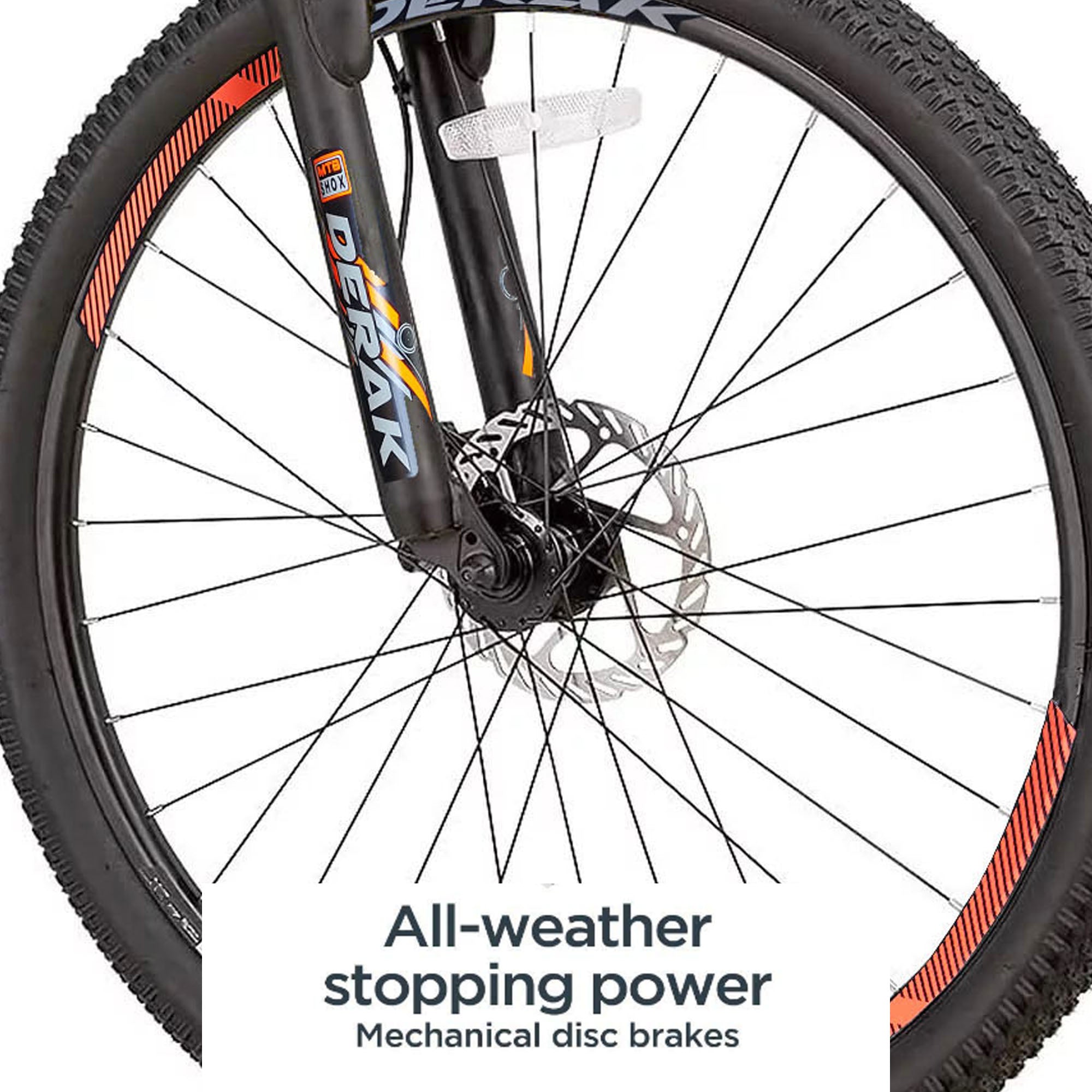 Supra 26-Inch Aluminum Frame Bicycle Disc, Suspension, 21-Speed (100% assembeled)