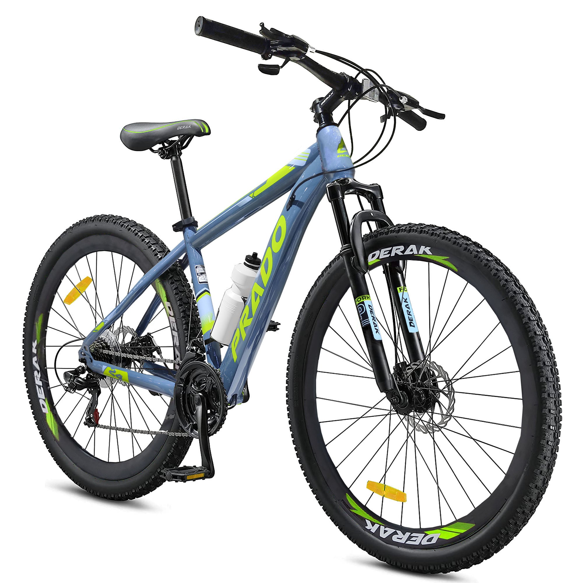 Prado 24 - 26 inch Youth/Adult Mountain Bike, 7-21 Speeds Shimano