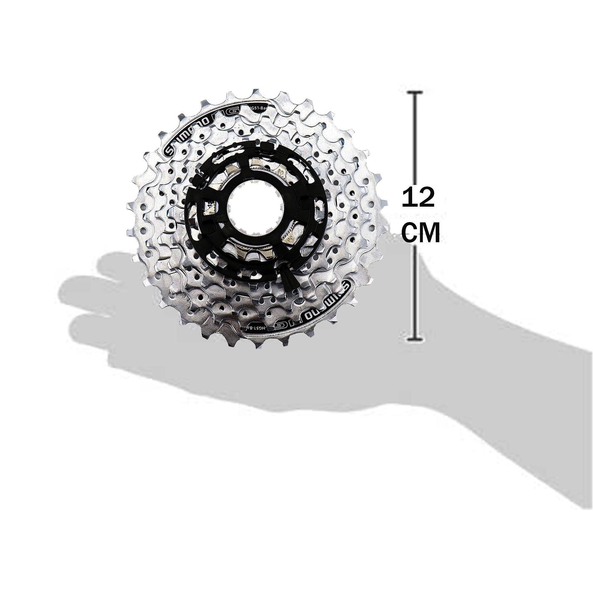 SHIMAN CS-HG51-8SP Cassette 11-32T Silver - DerakBikes