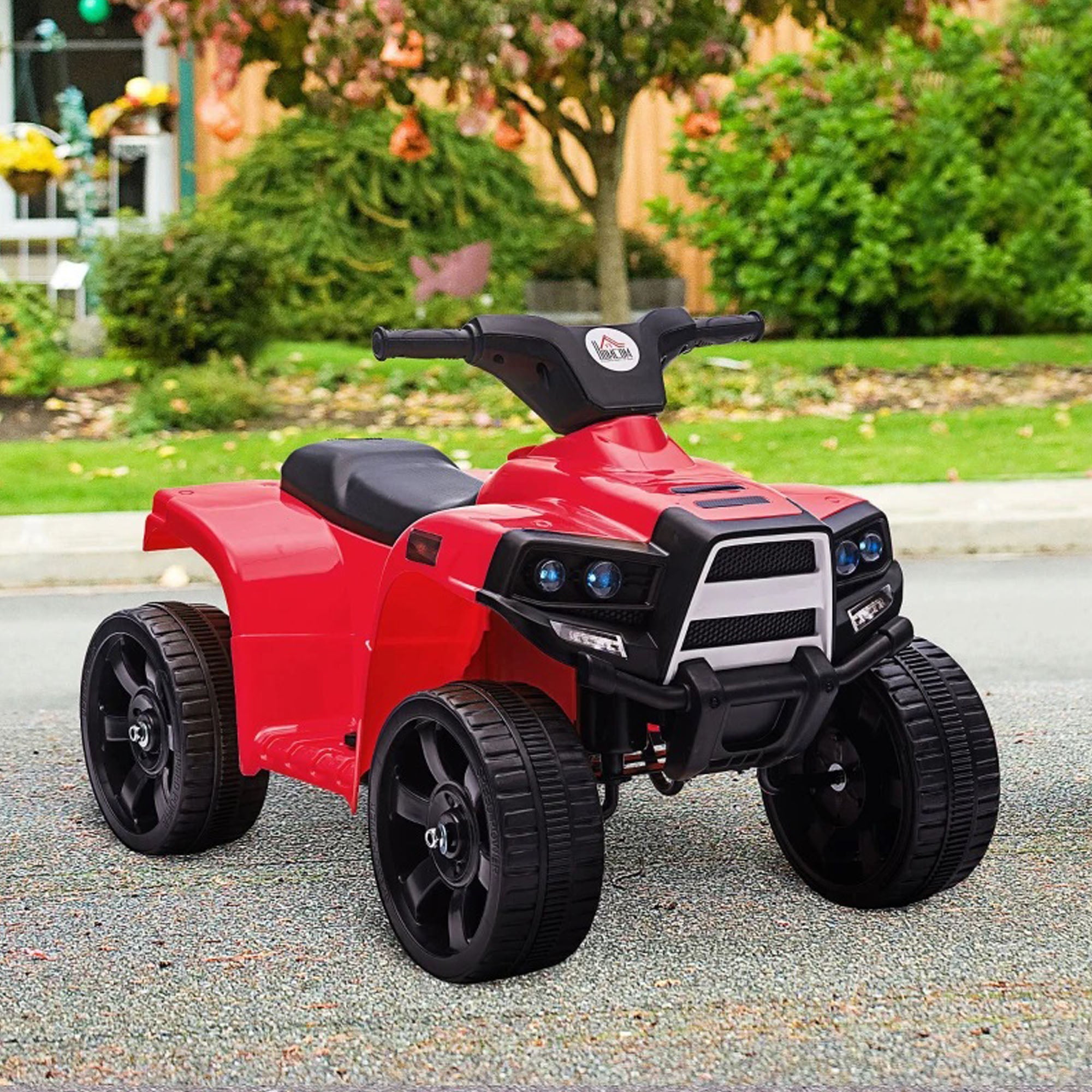 Kids Ride on Electric 6 V ATV for 18-36 months Red By DERAKBIKES