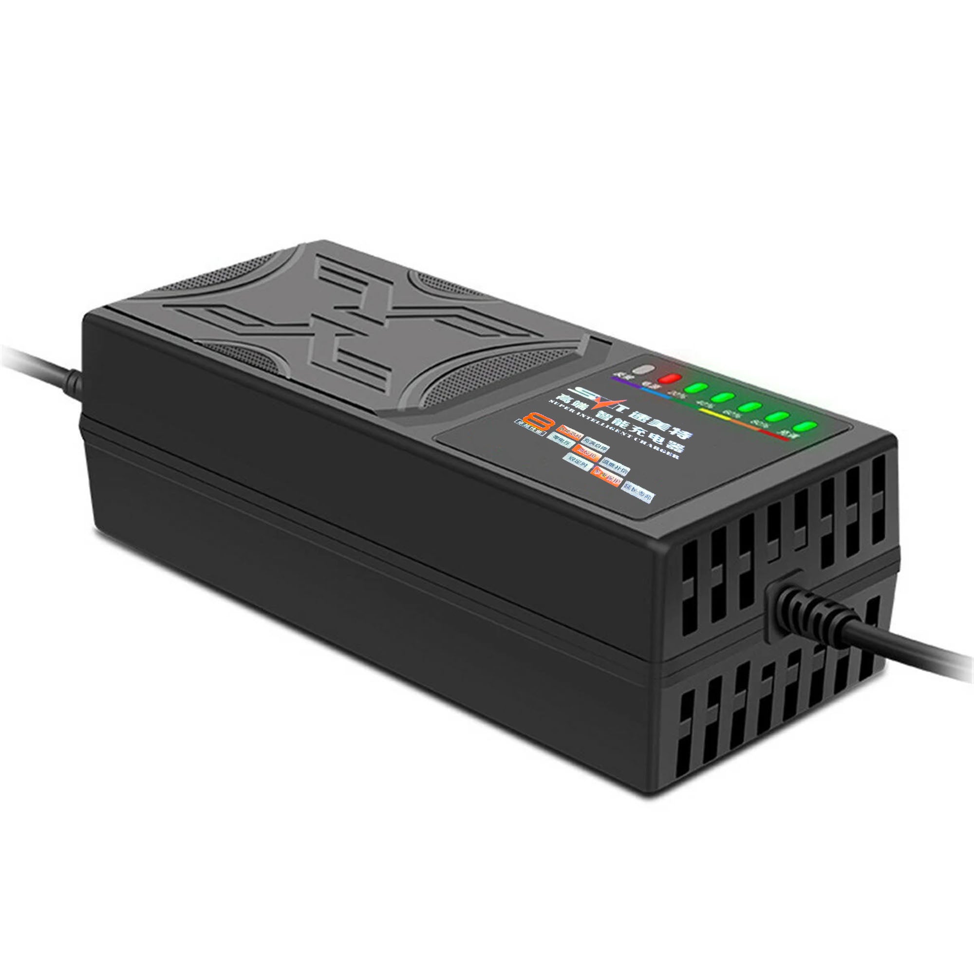 7-Light Electric Vehicle Battery Charger Adapter 48V 12Ah-DerakBikes