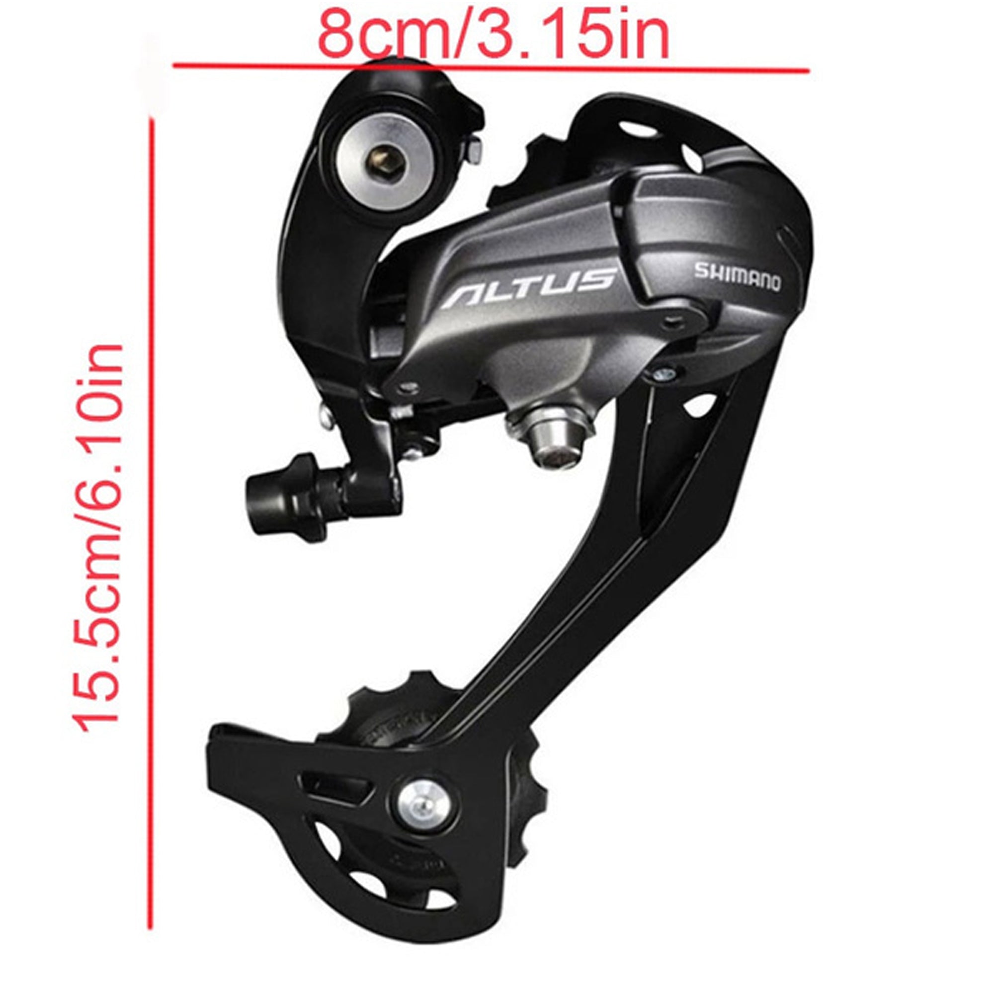 SHIMANO ALTUS M370 9 Speed Rear Derailleur - DerakBikes