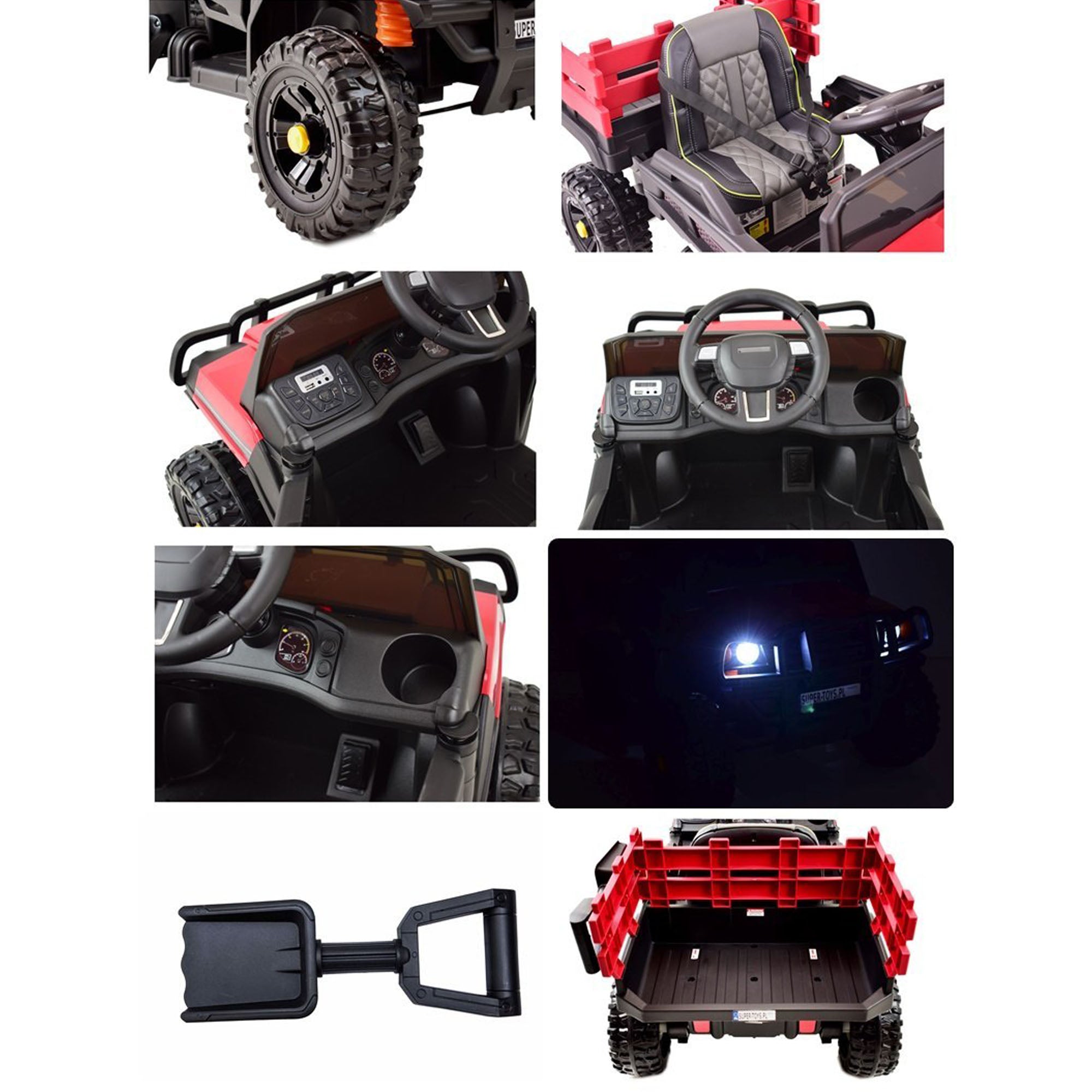 Ride On Car Kids Pick-up Truck BDM0926 Red - DERAKBIKES