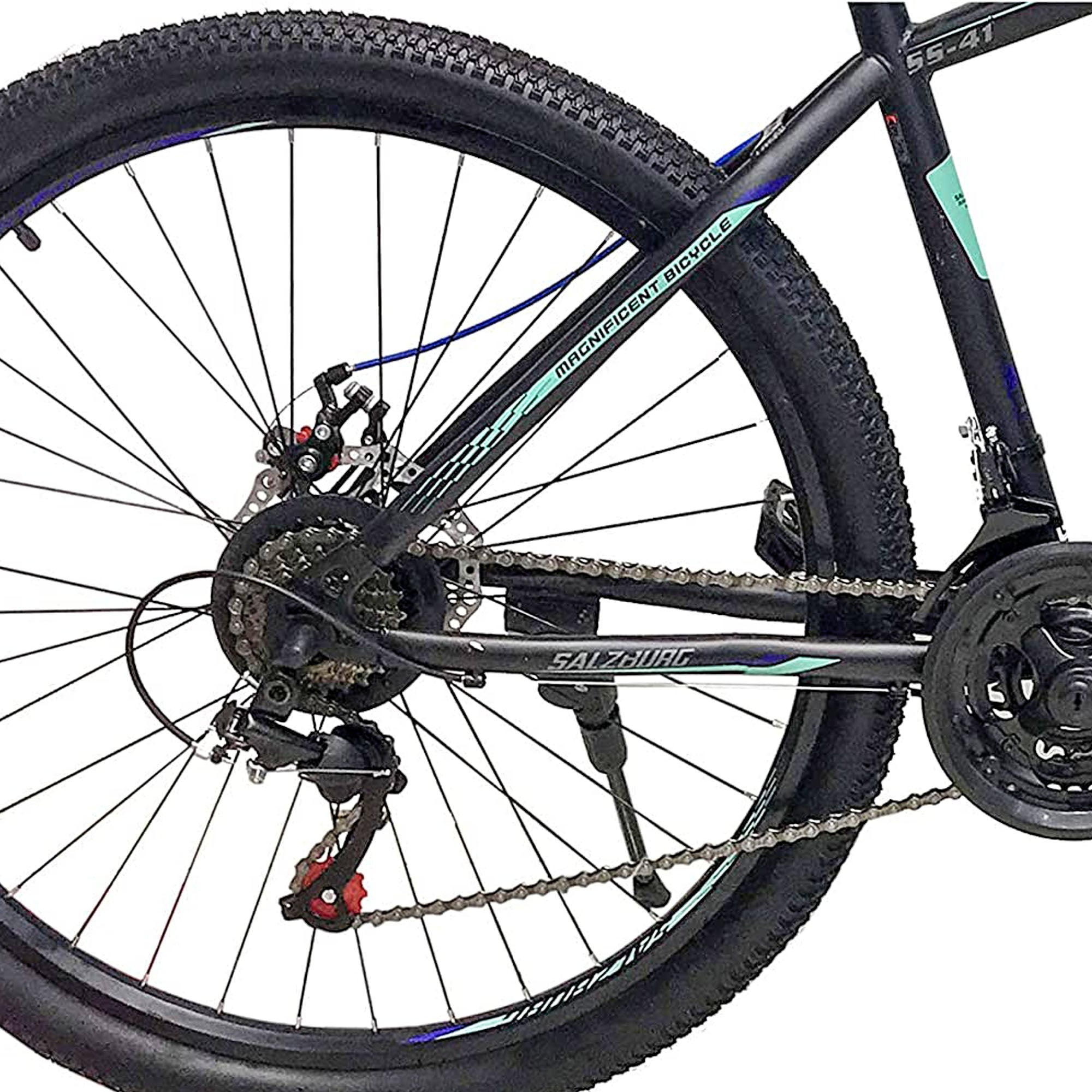 Bicycle 27.5 Inch Salzburg 24 Sp Black Blue -DerakBikes