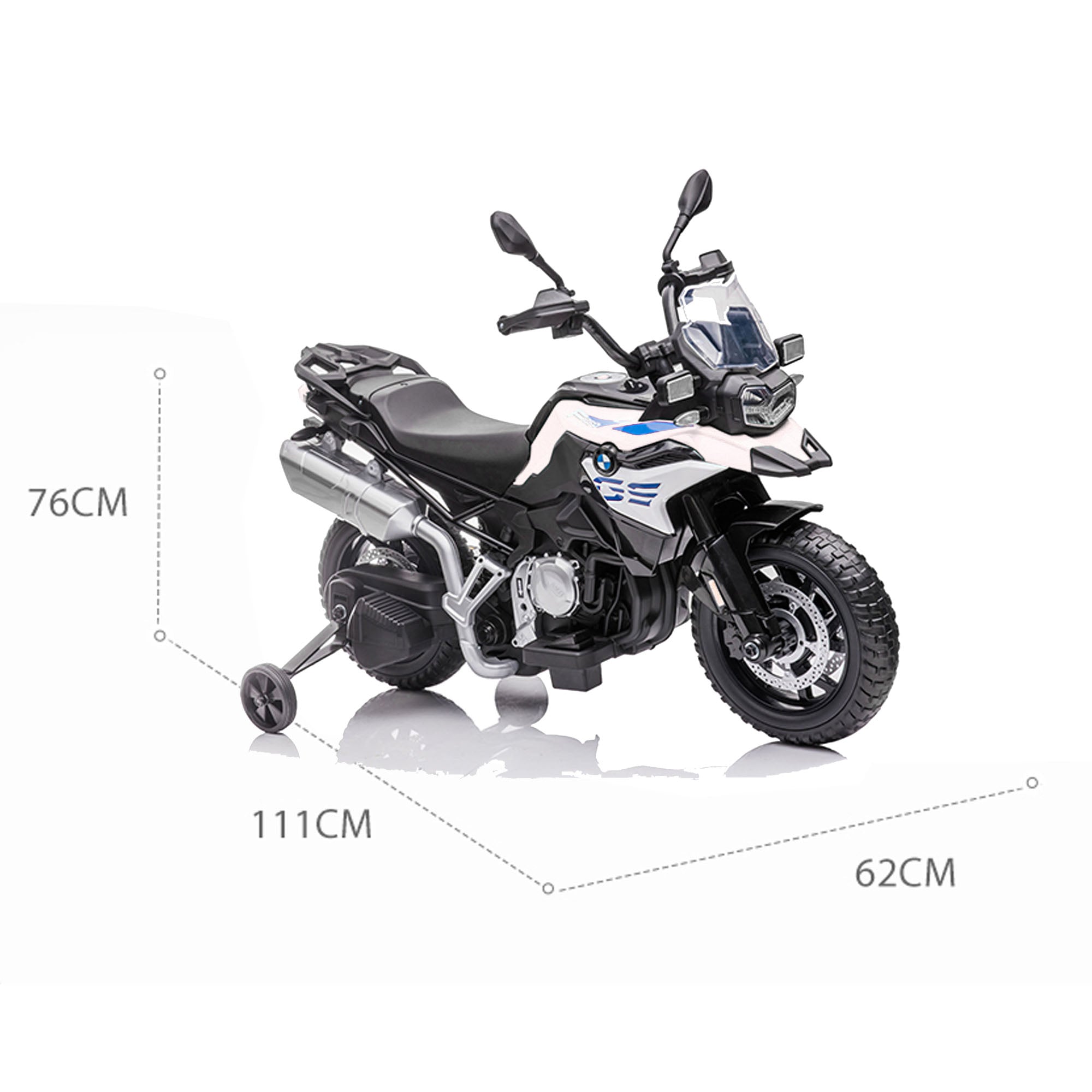 Ride On Kids Electric F850 GS JT5002A White - DerakBikes