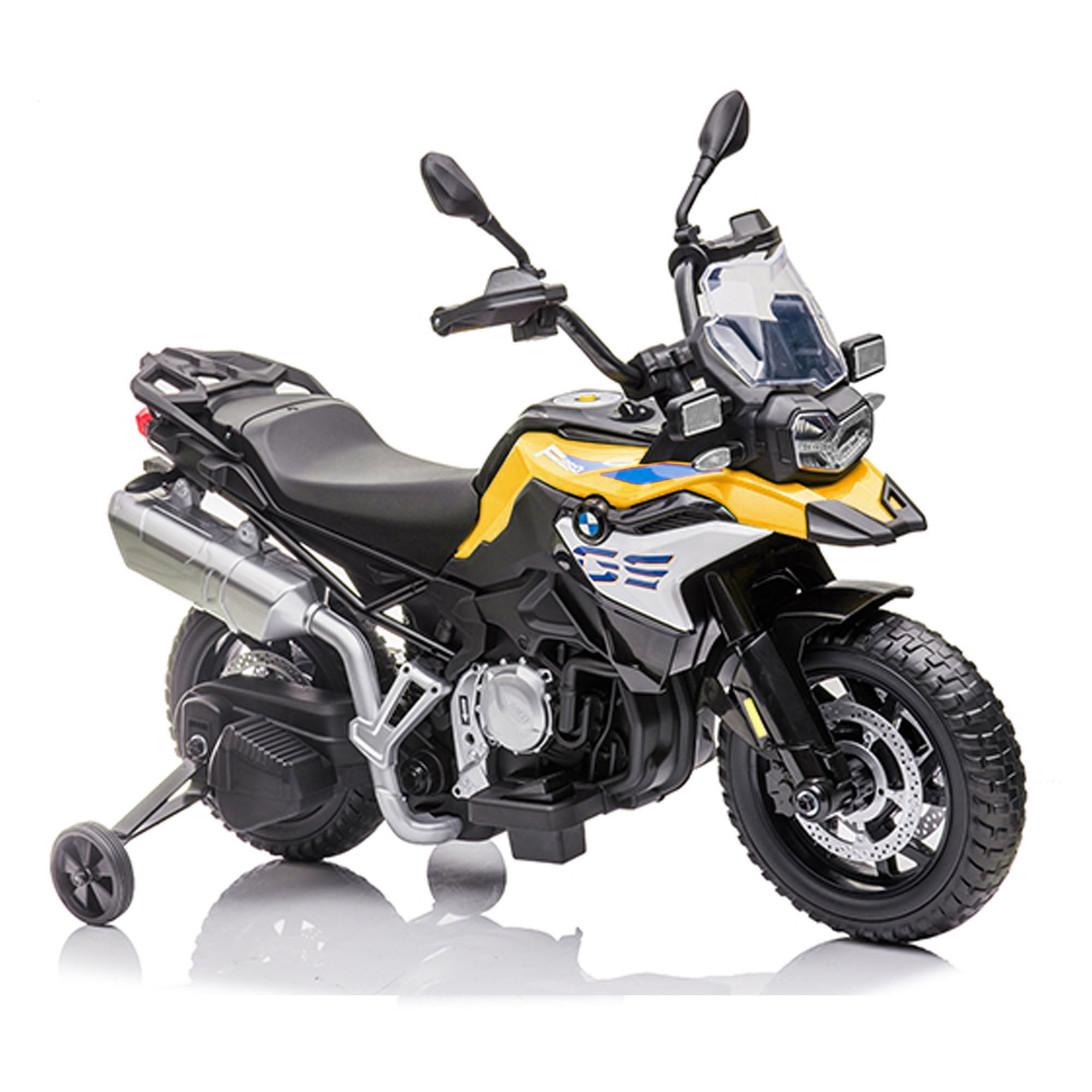 Ride On Kids Electric F850 GS JT5002A Yellow - DerakBikes