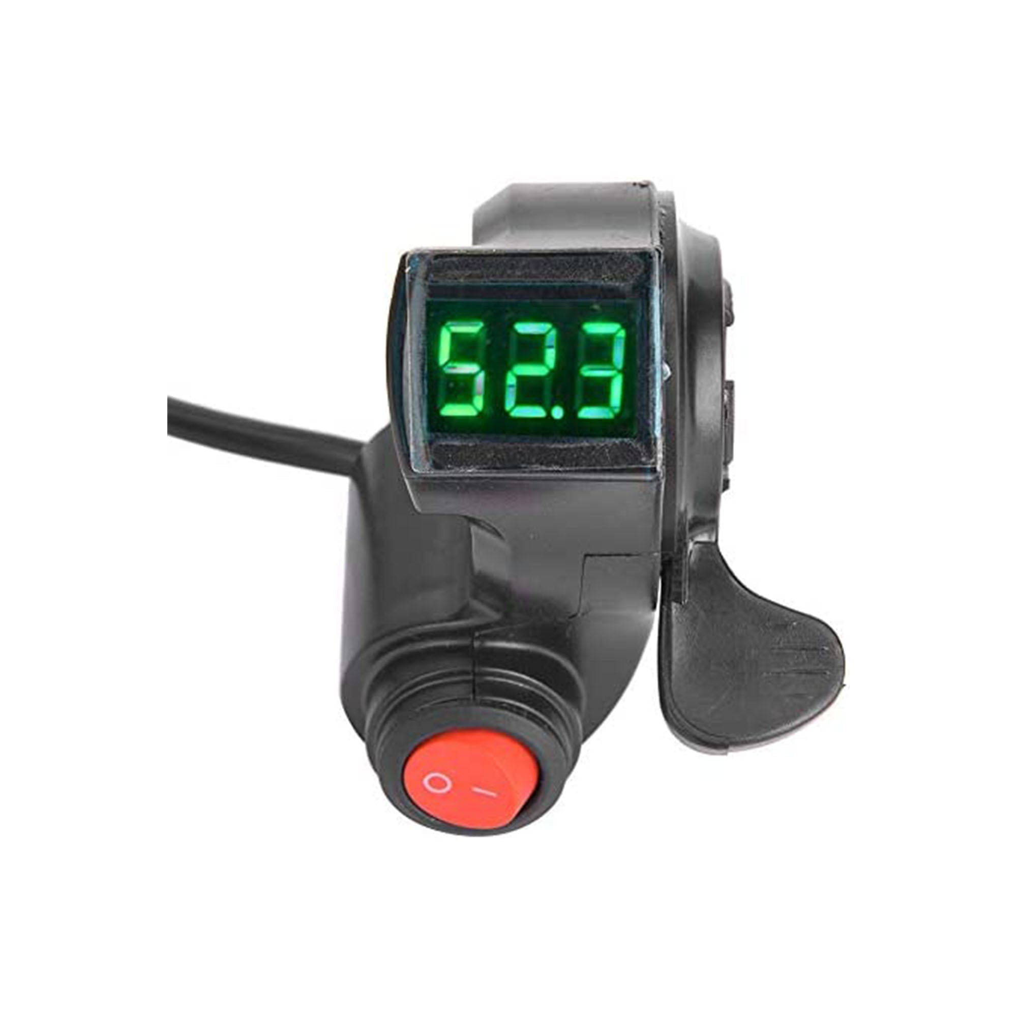E-Bike Thumb Throttle Finger Accelerator Digital Battery Voltage-DerakBikes