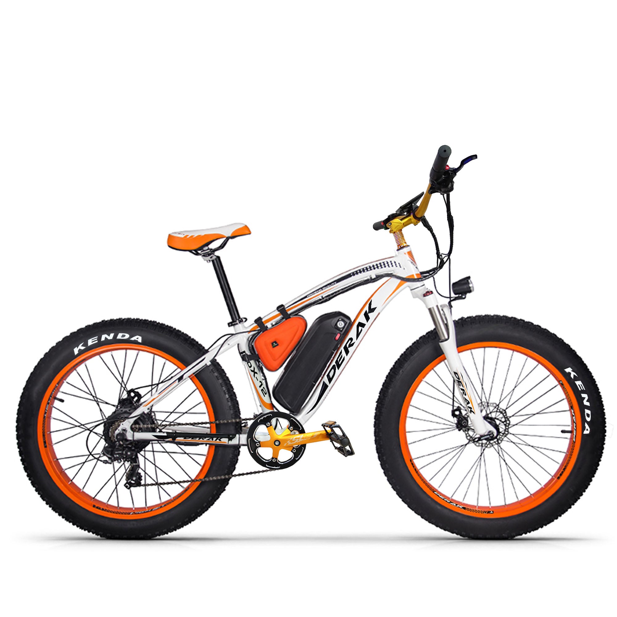 MTB E-BIKE Pro x-12 26 Inch 1000W 48V 17AH Pedal Assist Fat Tire -DerakBikes