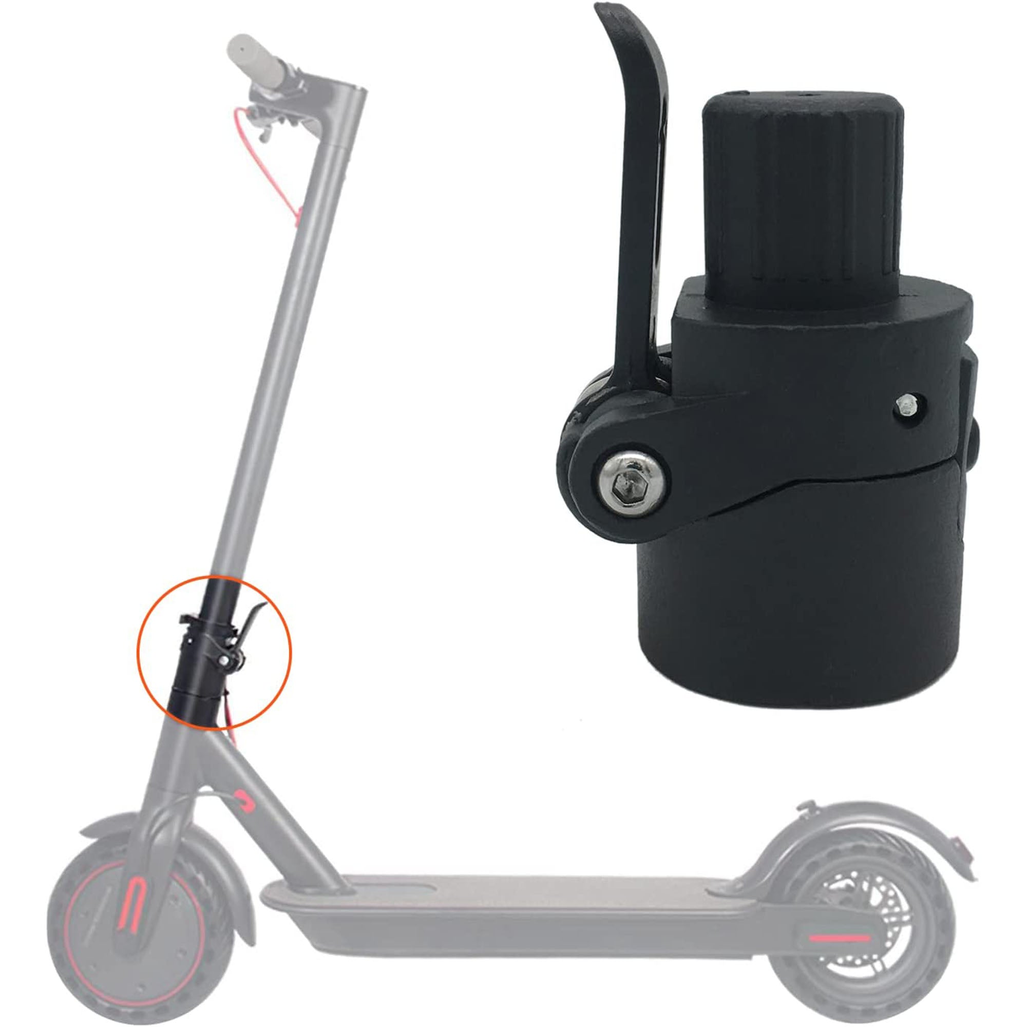 Electric Scooter Folding Pole Base Replacement Part Accessory for Kcq & M365