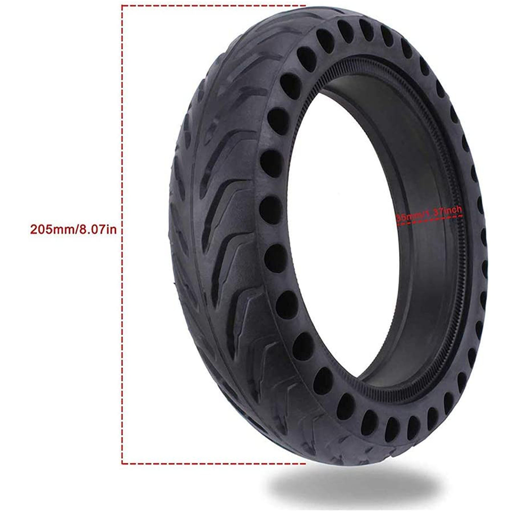 Electric Scooter Tire Honeycomb Design,8.5In Rubber Solid Tire Front Rear Tire, Replacement