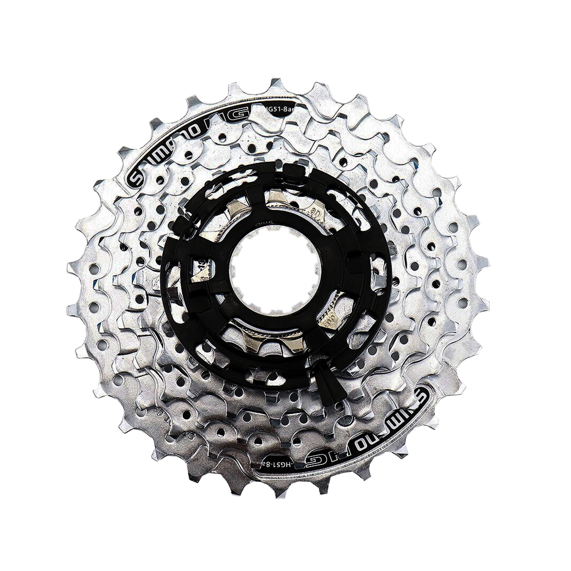 SHIMAN CS-HG51-8SP Cassette 11-32T Silver - DerakBikes
