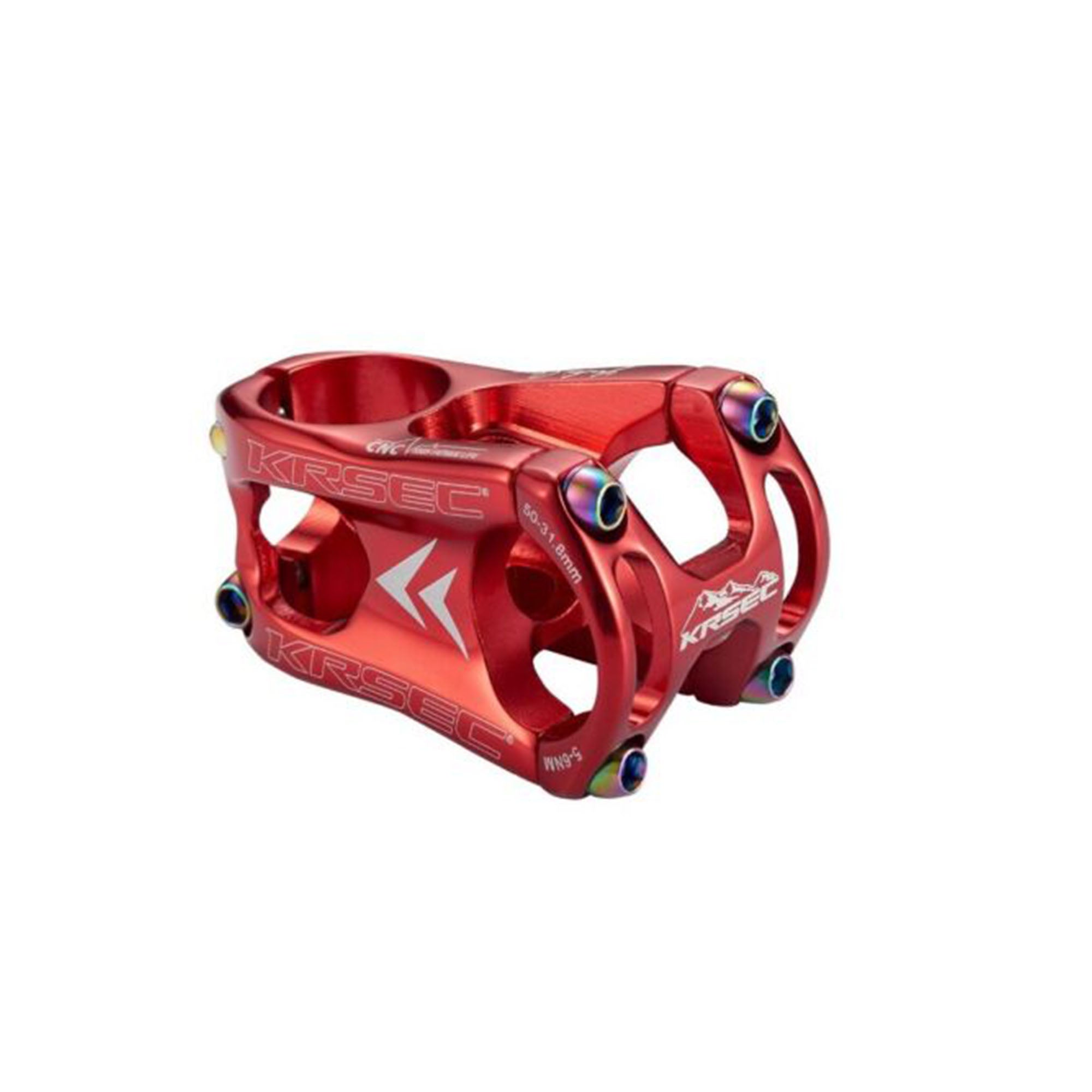 KRSEC Bicycle Aluminum bar Stems 28.631.850mm 0° MTB Road Bike short Stem