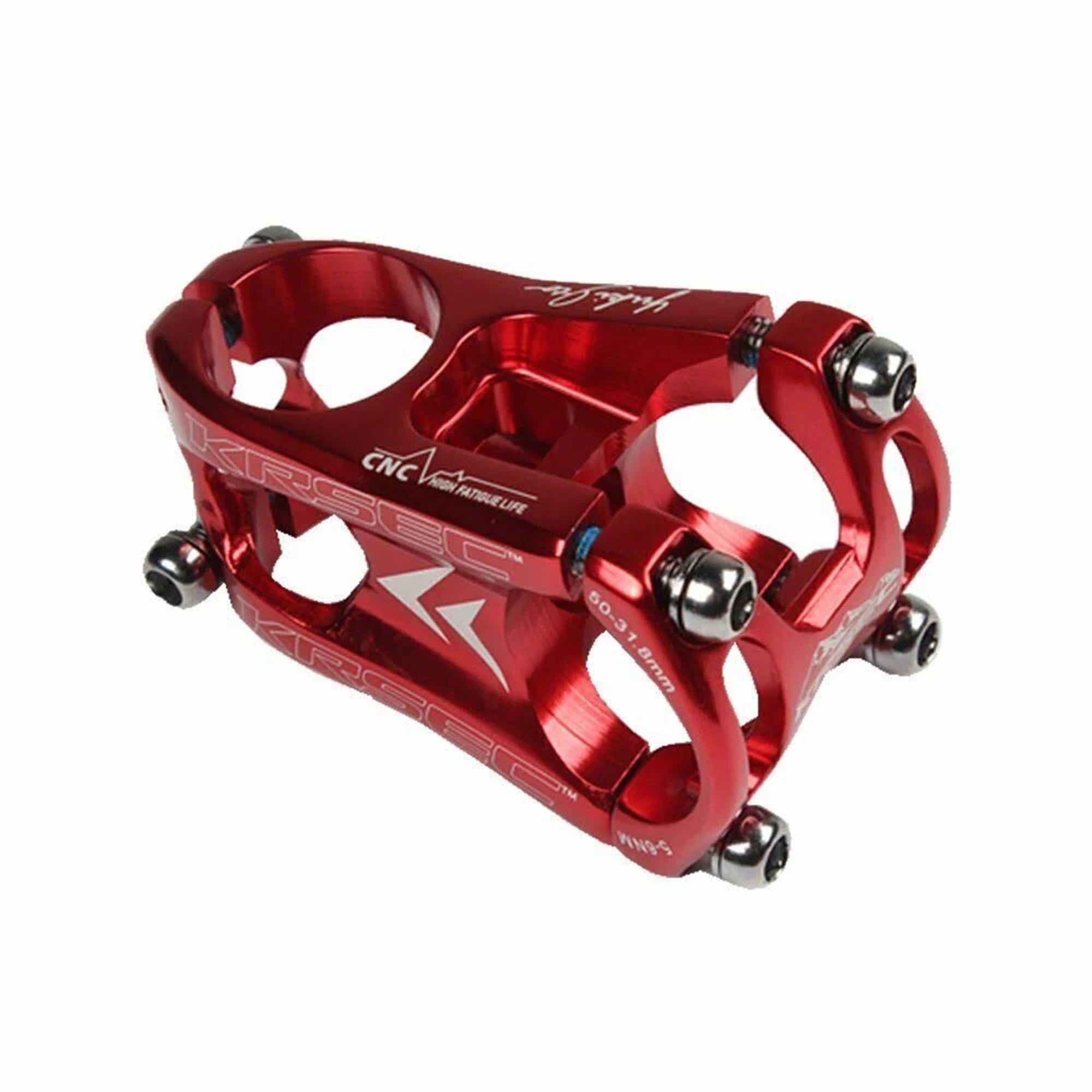 KRSEC Bicycle Aluminum bar Stems 28.631.850mm 0° MTB Road Bike short Stem