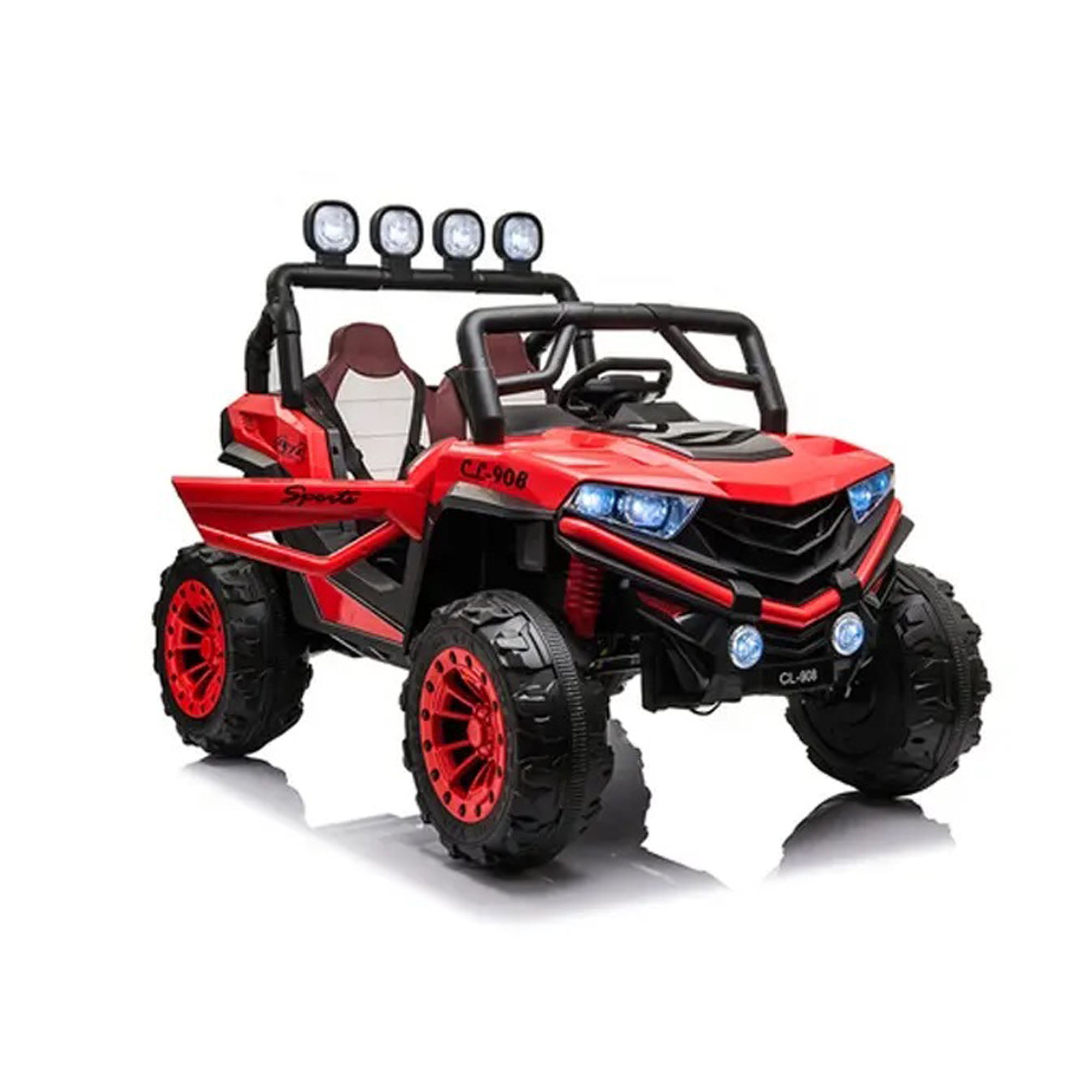 Ride On Electric Car Kids CL908 Leather Seat Eva Tire 2 Seater - DERAKBIKES