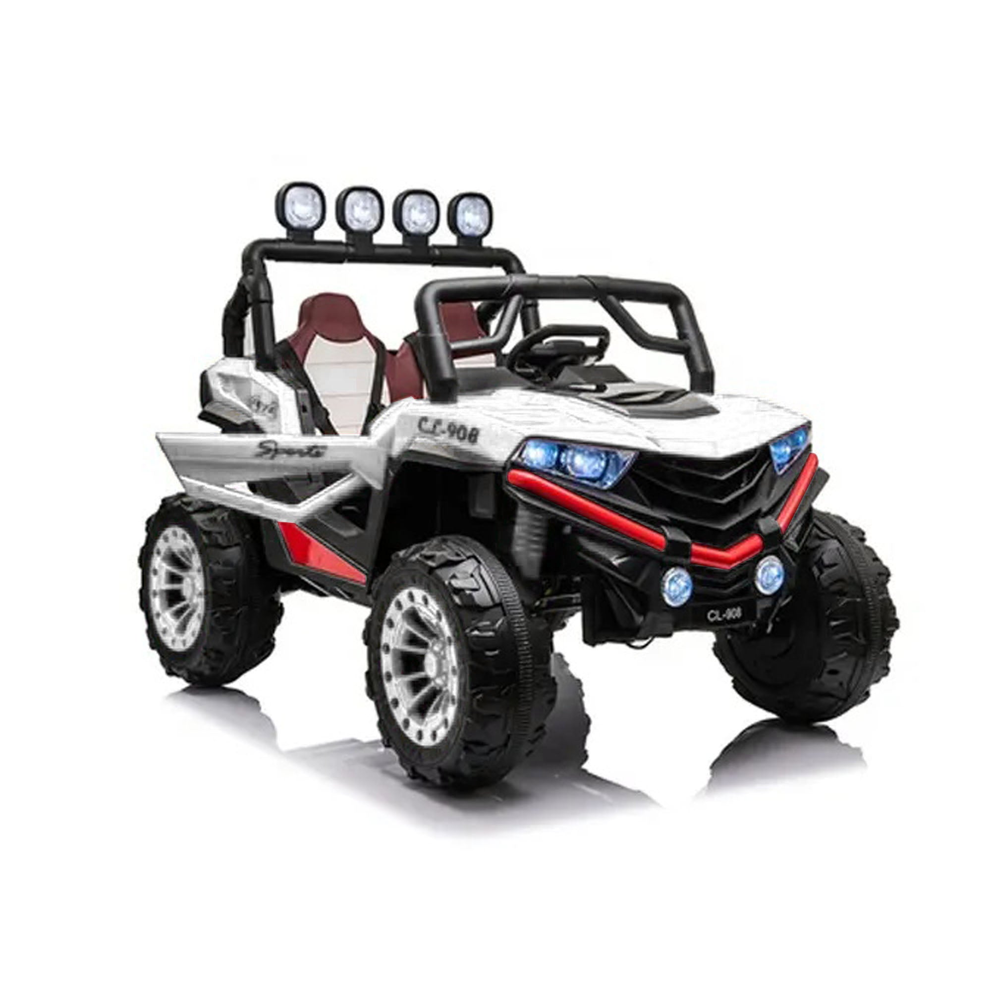 Ride On Electric Car Kids CL908 Leather Seat Eva Tire 2 Seater - DERAKBIKES