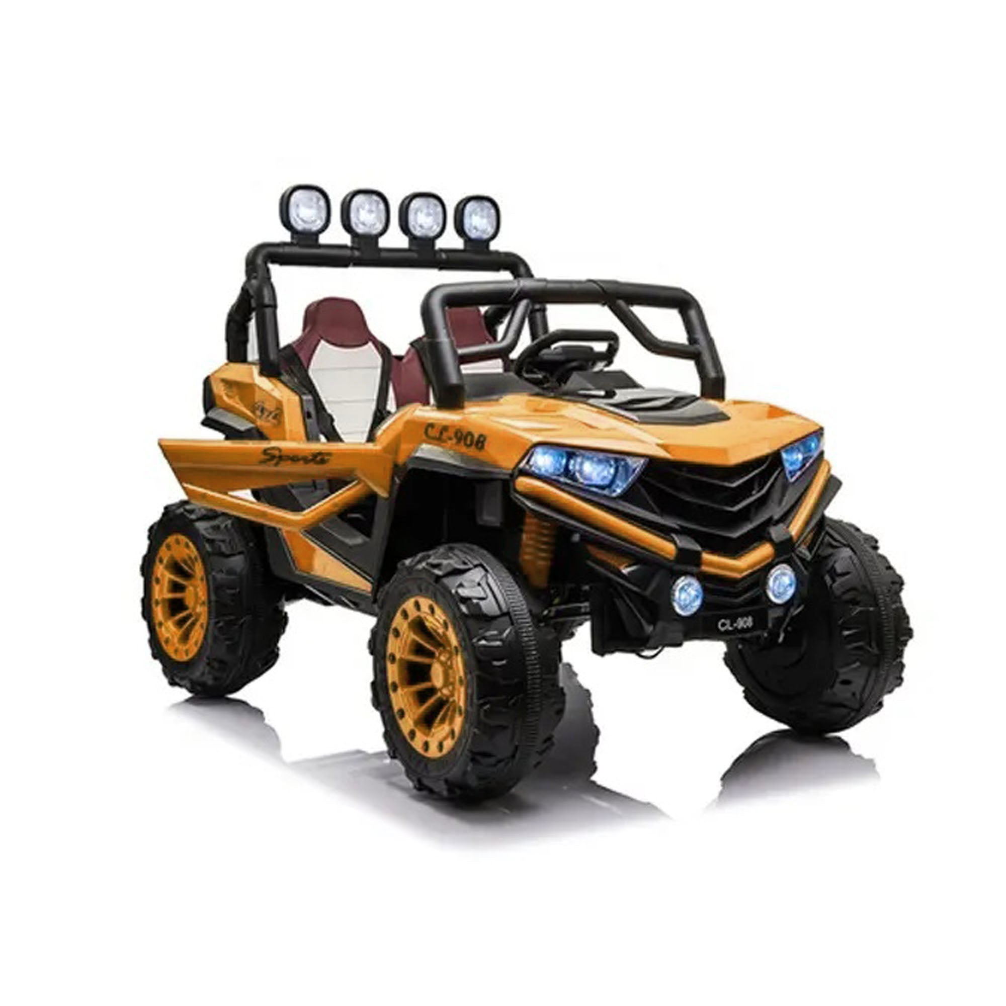 Ride On Electric Car Kids CL908 Leather Seat Eva Tire 2 Seater - DERAKBIKES