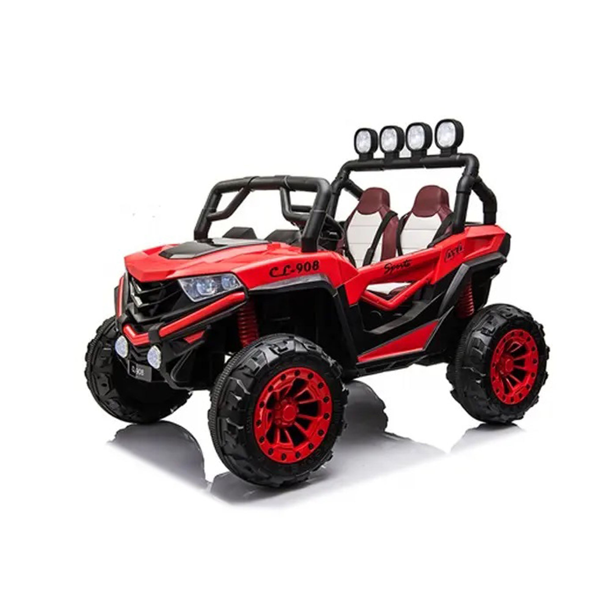 Ride On Electric Car Kids CL908 Leather Seat Eva Tire 2 Seater - DERAKBIKES