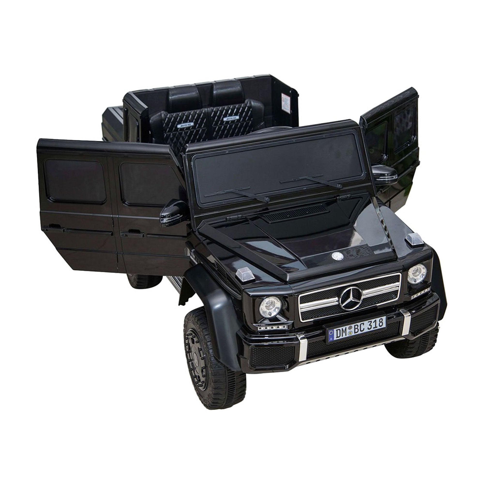 Licensed Mercedes Benz G63 6x6 Kids Ride On Car DMD318 Leather Seat EVA Tire