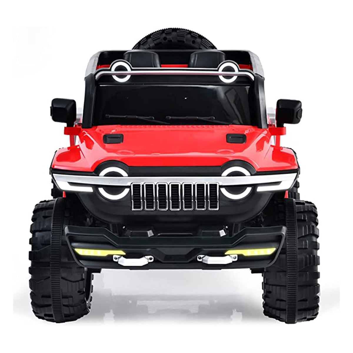 Ride On Kids Car 2 Seater 4x4 Super Jeep WN-1166 ,12V 10A Leather Seat Eva Tire - DERAKBIKES