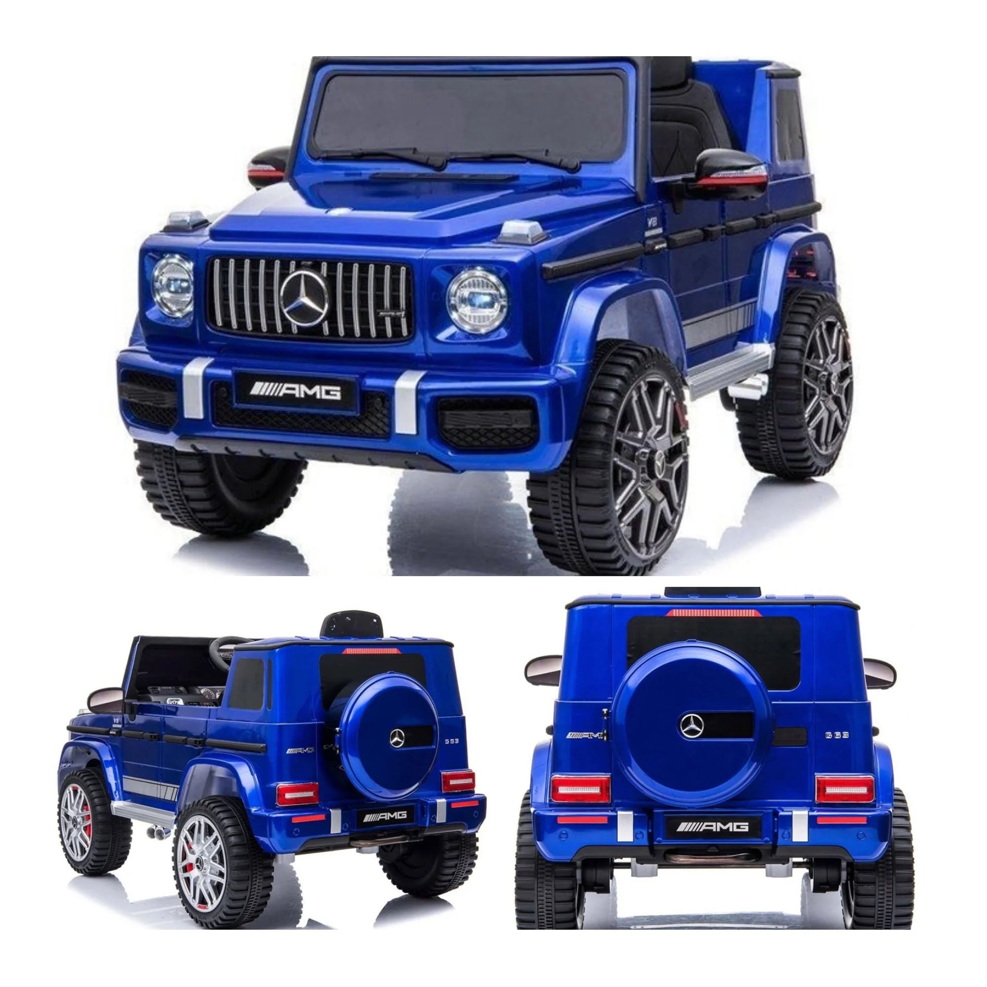 Ride On AMG G63 Mercedess Kids Painted EVA Wheals \ Leather Seat