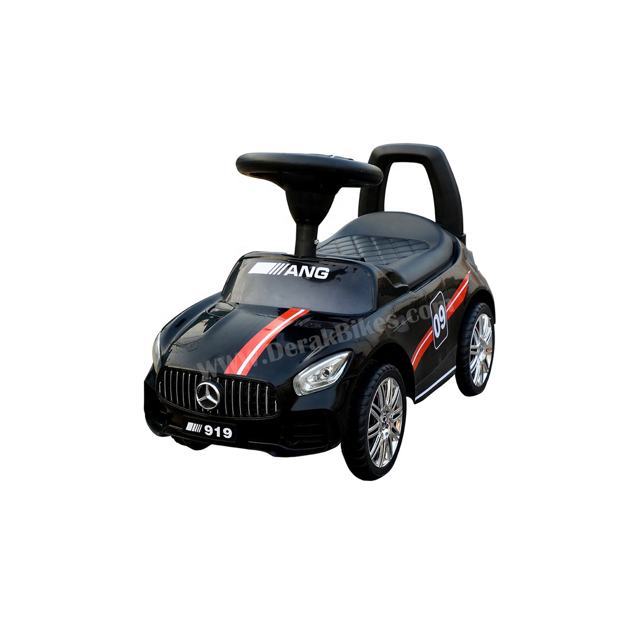 Ride On Pushing Car Mercedes Black - DerakBikes