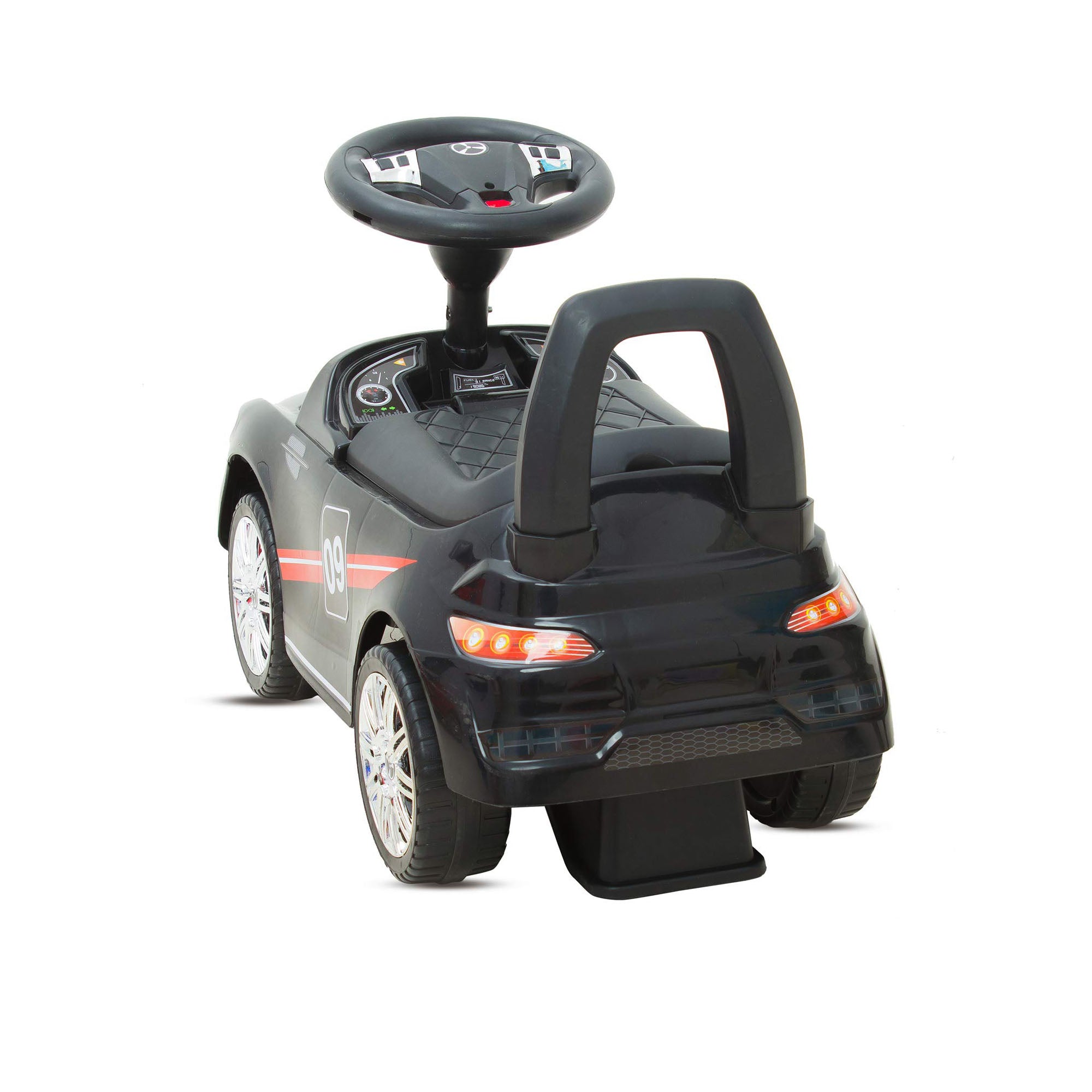 Ride On Pushing Car Mercedes Black - DerakBikes