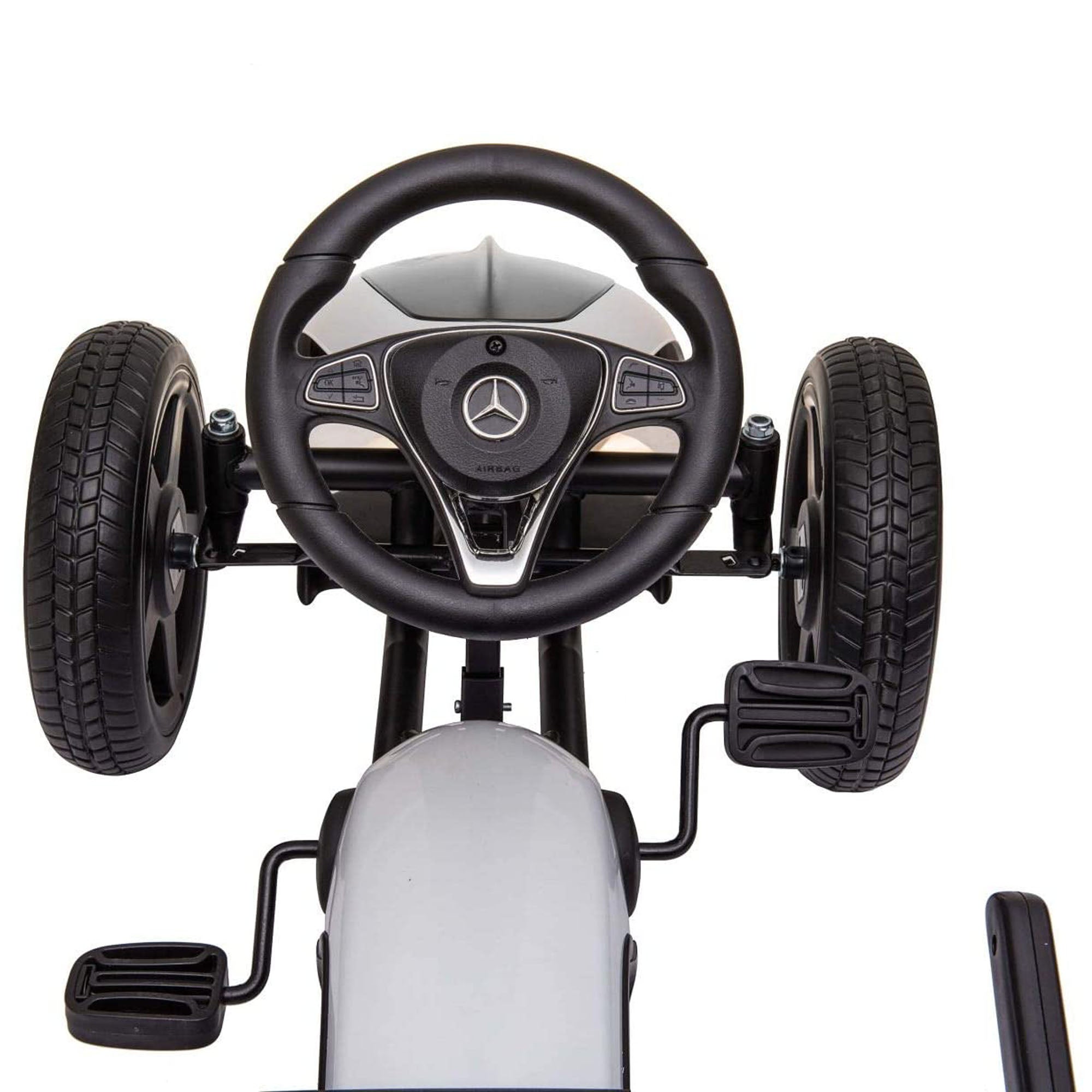 Ride On XMX-610 Pedal Go Kart 4 Wheels White