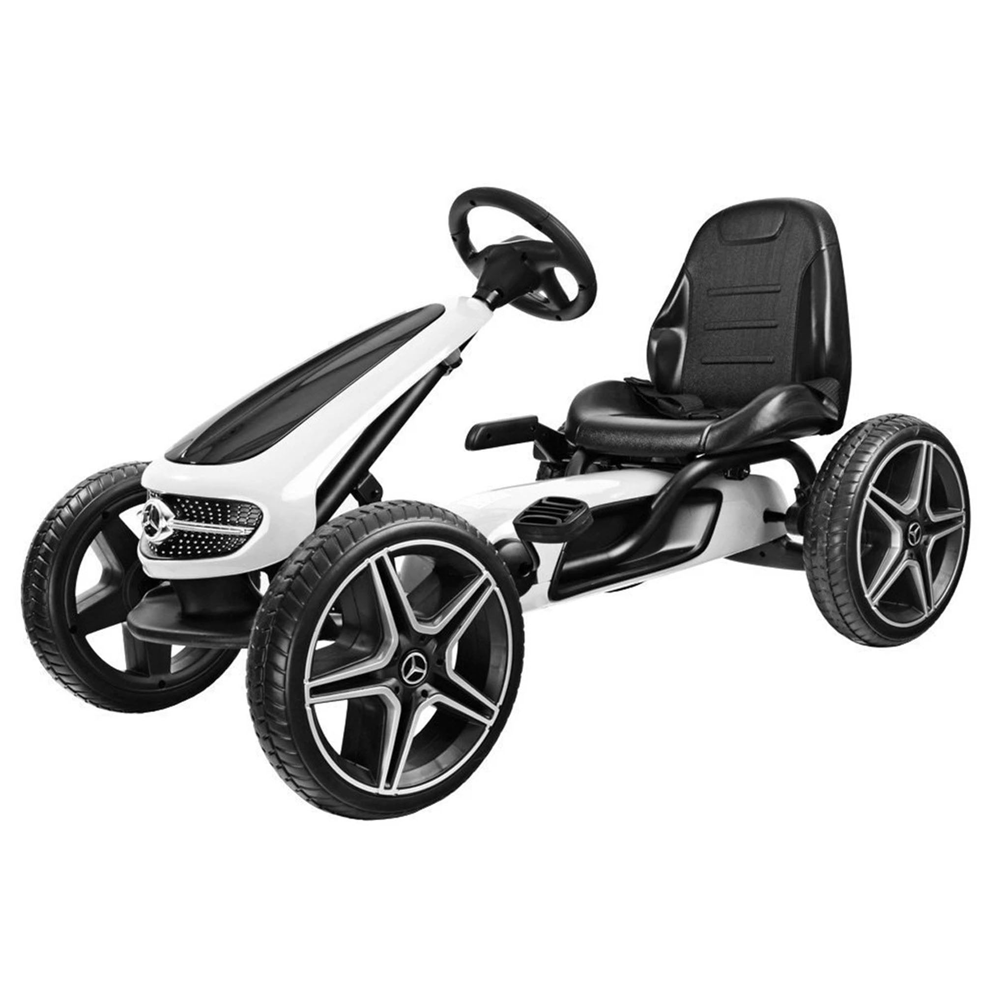 Ride On XMX-610 Pedal Go Kart 4 Wheels White