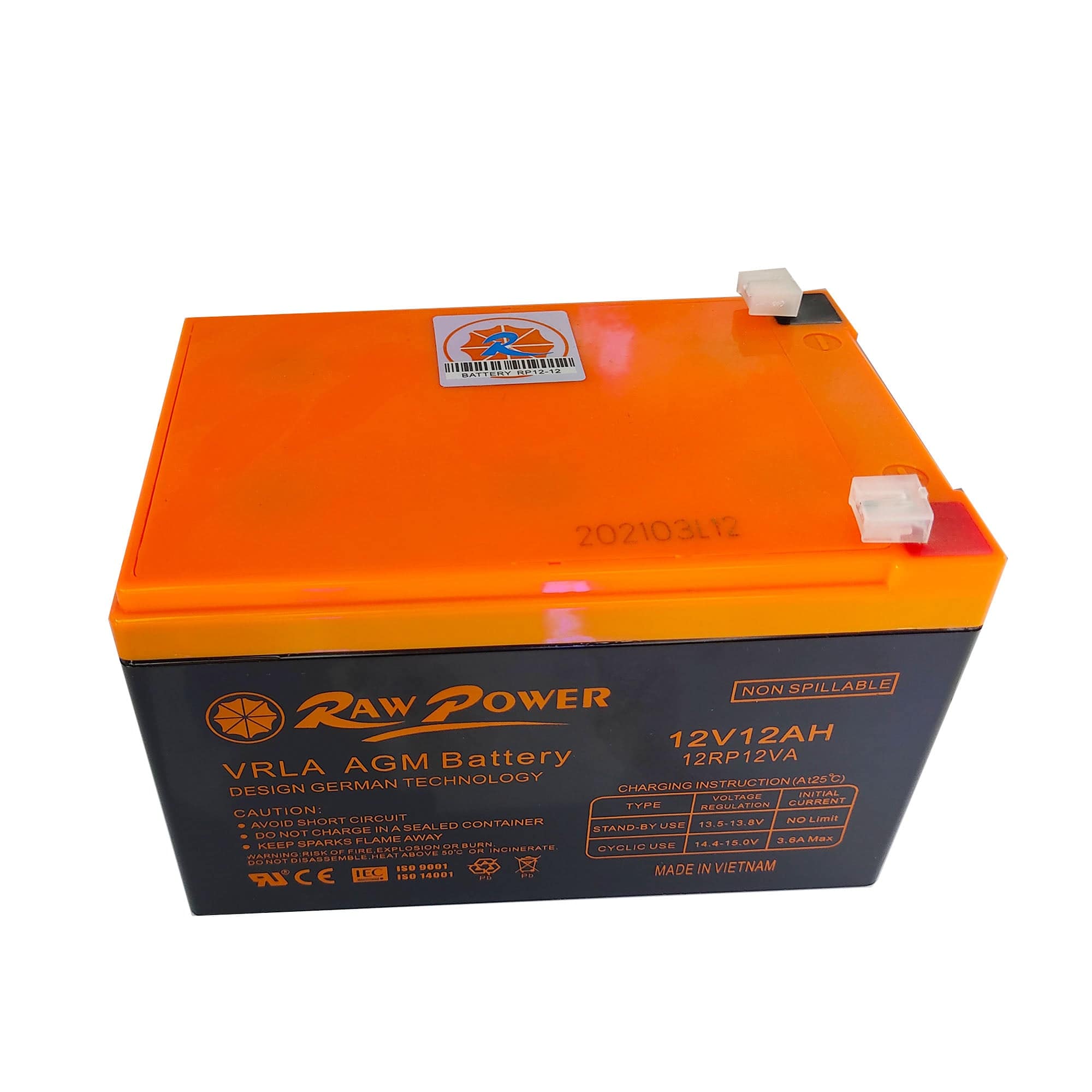 Raw Power Ride On Car Battery 12V 12ah