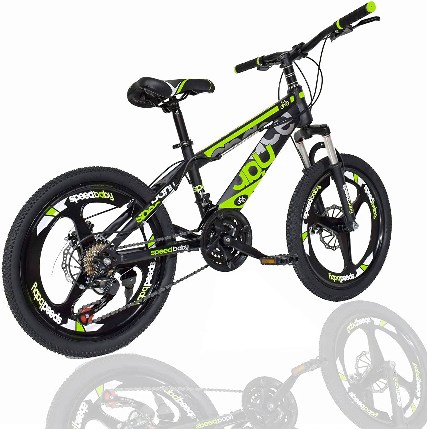 Kids Bicycle 20 Inch Alloy 21Sp Shimano Yellow - DerakBikes