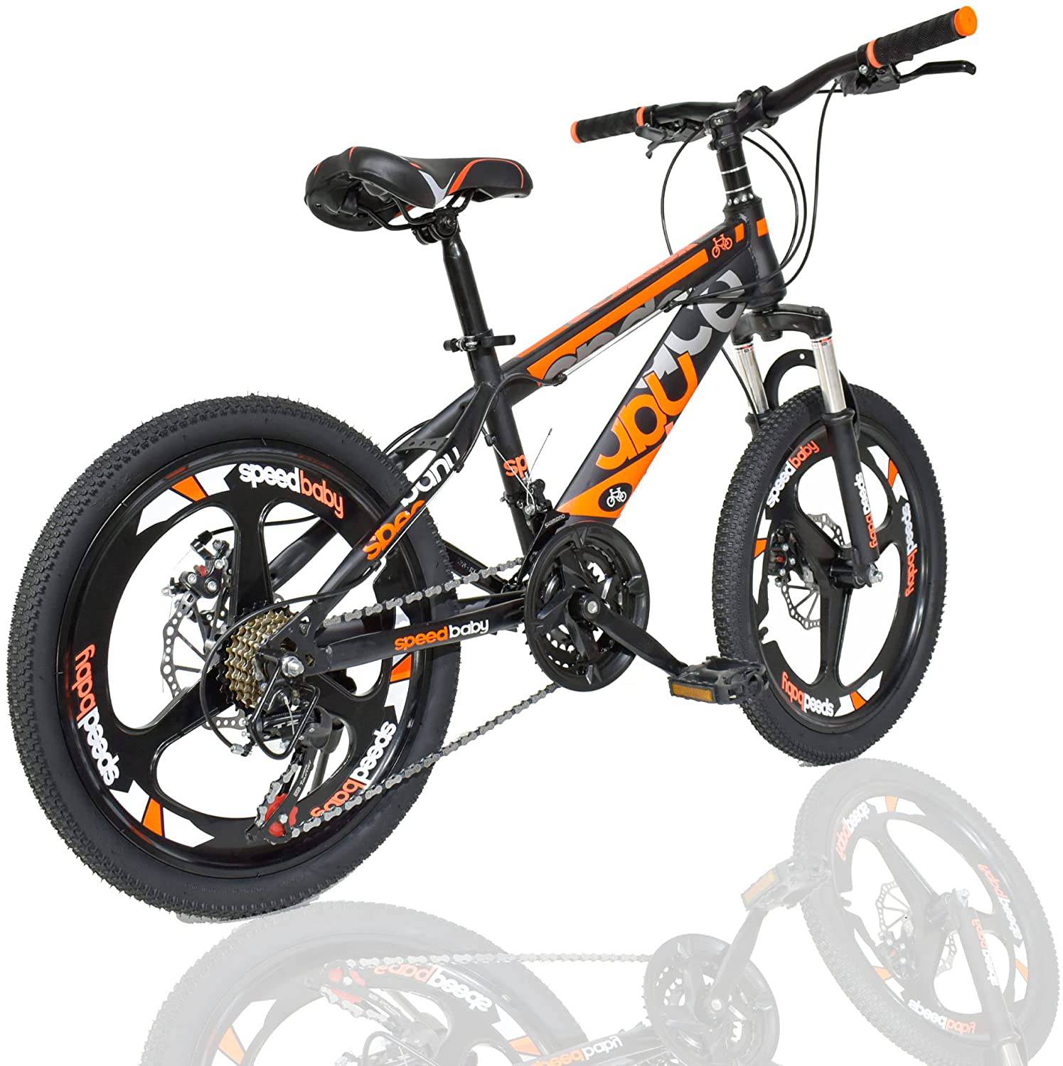 Kids Bicycle Sport 20 Inch Alloy Wheels Orange - DerakBikes