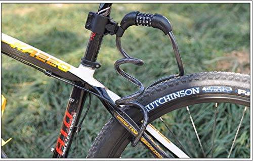 5-Digit Bicycle Lock password anti-theft cable