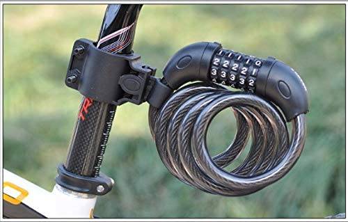 5-Digit Bicycle Lock password anti-theft cable