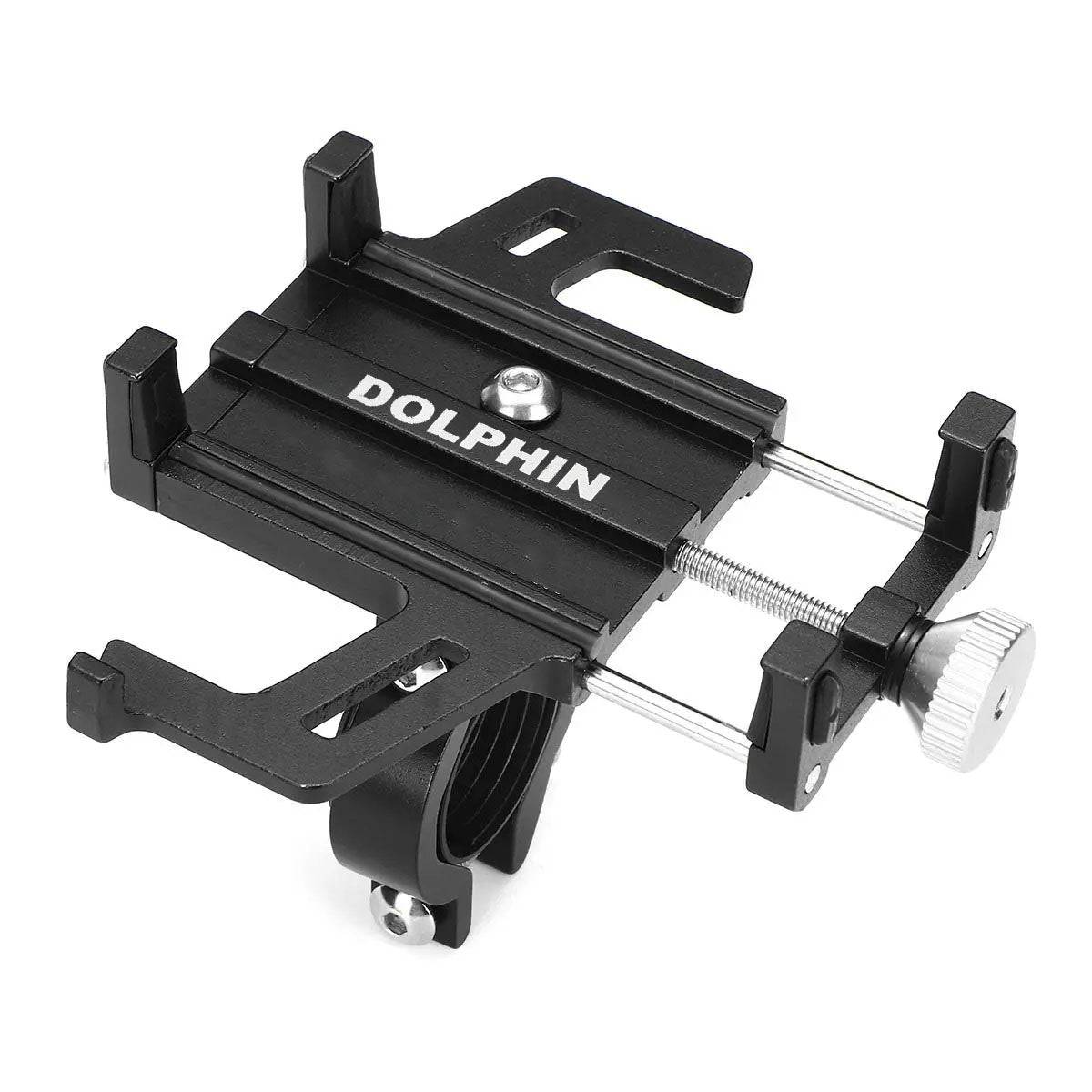 Phone Holder Aluminum Bicycle Motorcycle Black - DerakBikes