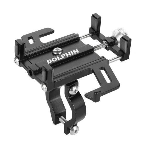Phone Holder Aluminum Bicycle Motorcycle Black - DerakBikes