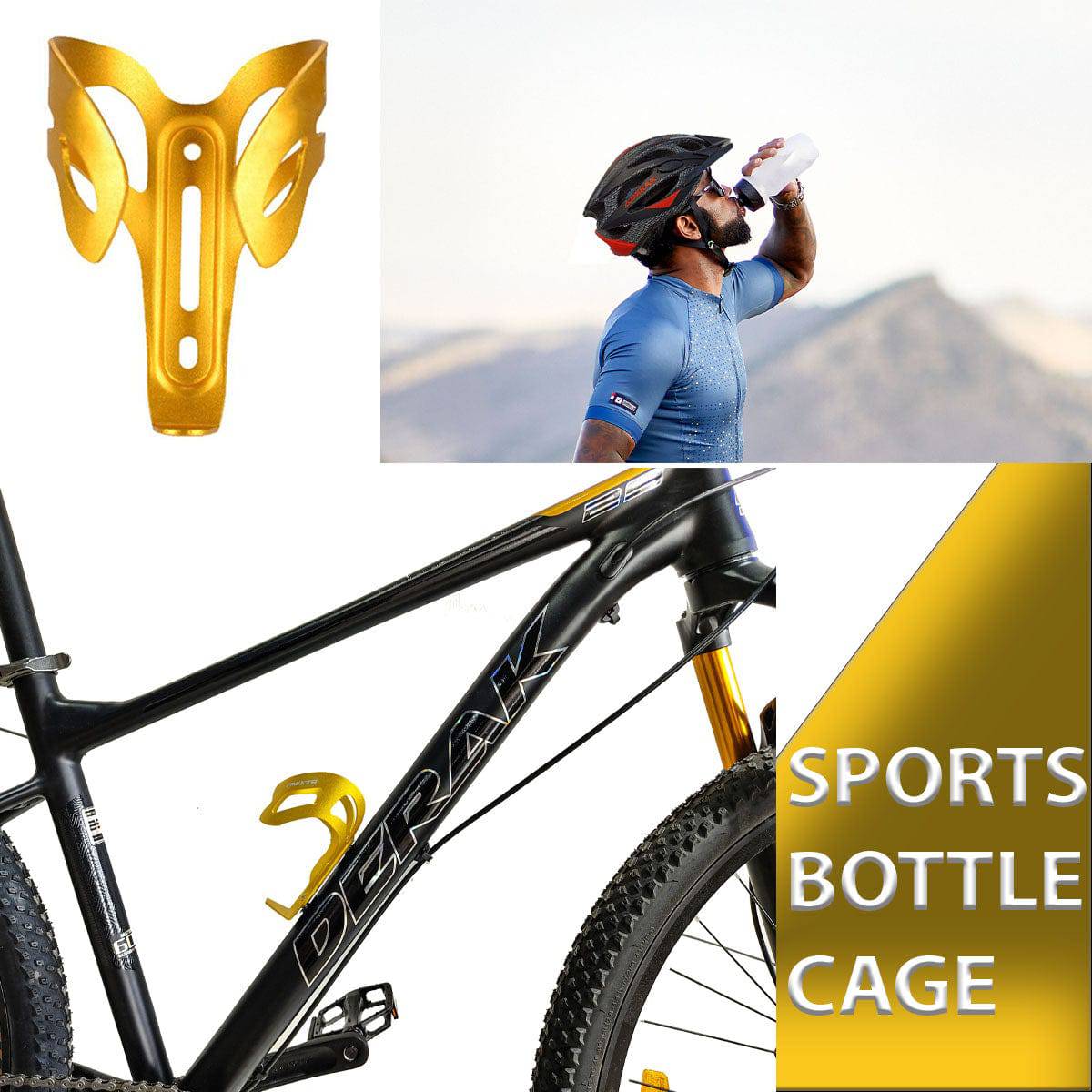 Bicycle Water Bottle Cage Alloy - DerakBikes