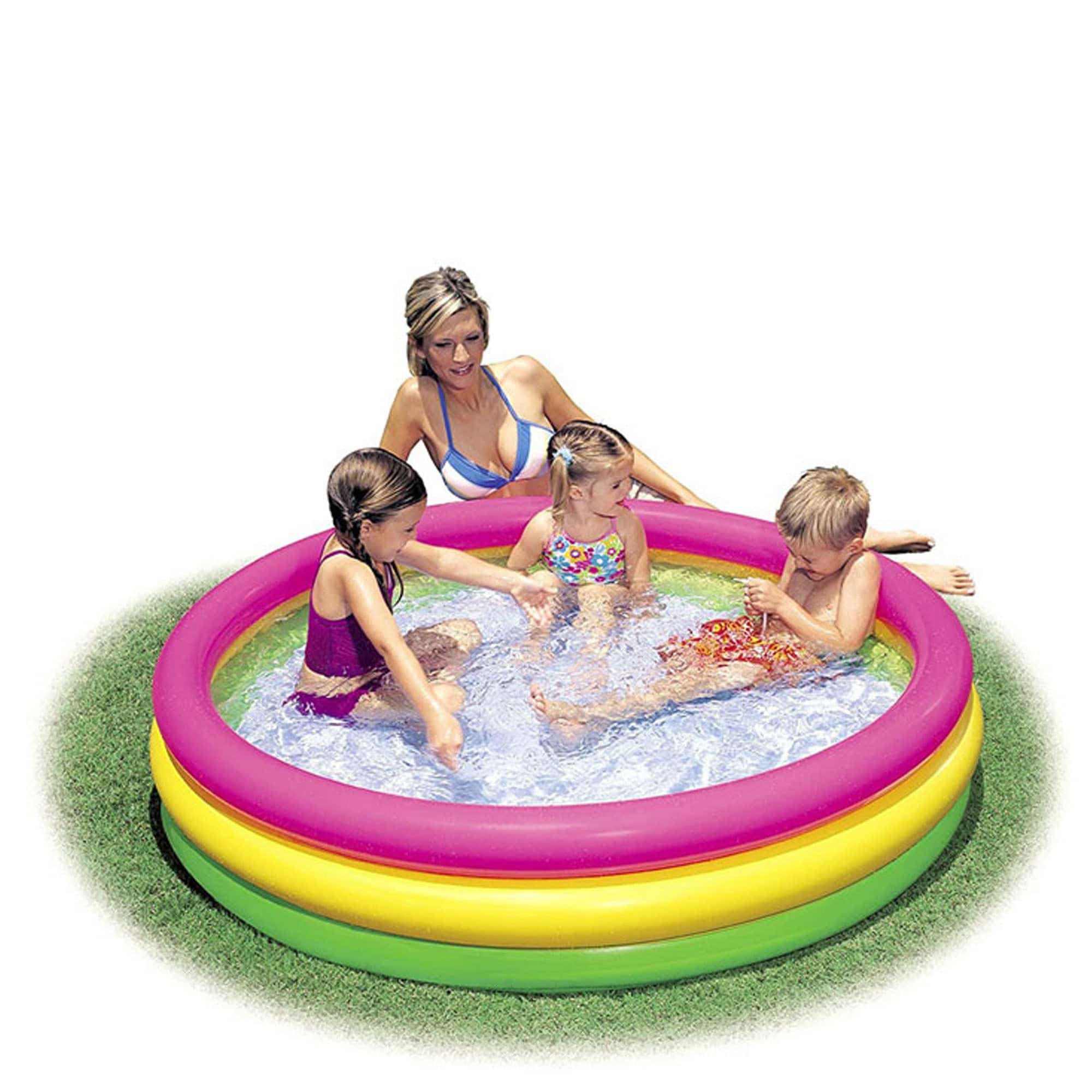 Water Sports Intex 3 Ring Swimming Multi Color - DerakBikes