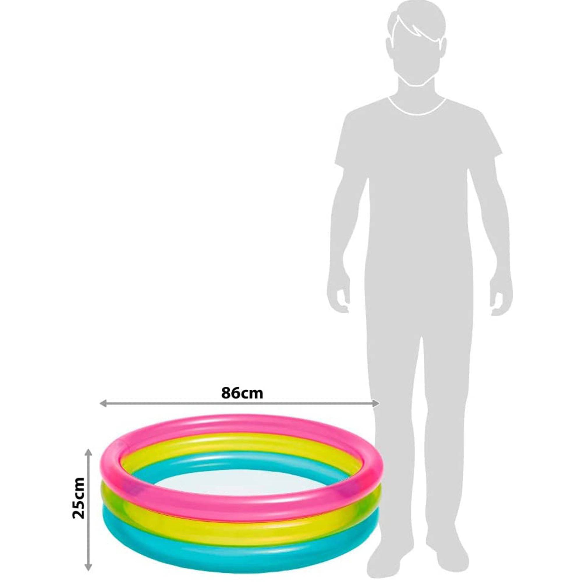 Water Sports Intex Rainbow Baby Pool 57104 - DerakBikes